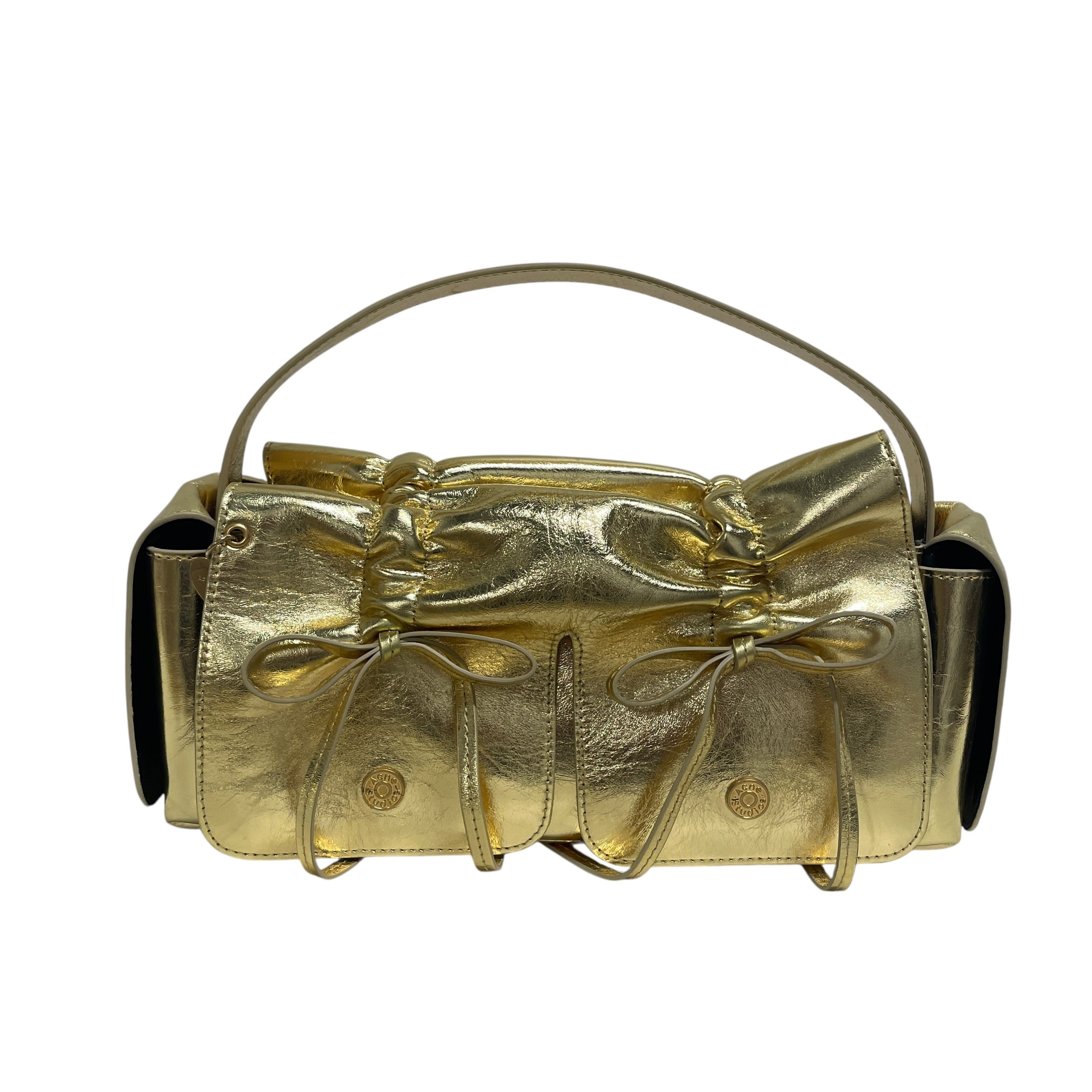 Acne Studios/Hand Bag/Leather/GLD/2 POCKET, SIDE PCKTS view 1