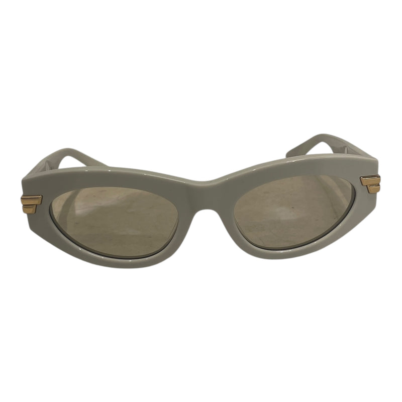 BOTTEGA VENETA/Sunglasses/M/Plastic/CRM/BV1189S GOLD ACCENTS ON FRAMES