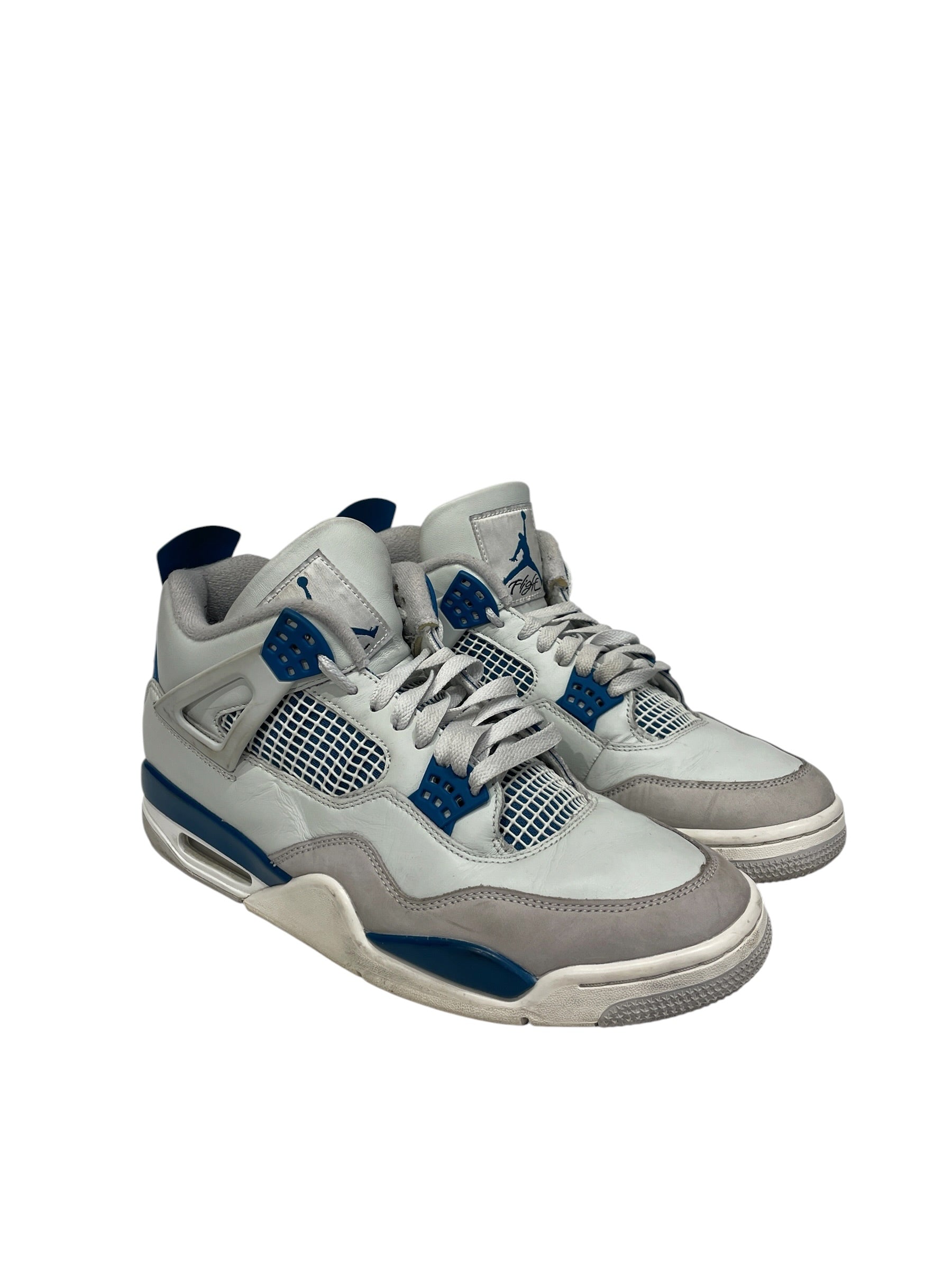 NIKE/Hi-Sneakers/US 11/Leather/MLT/JORDAN 4 RETRO 'MILITARY BLUE view 1