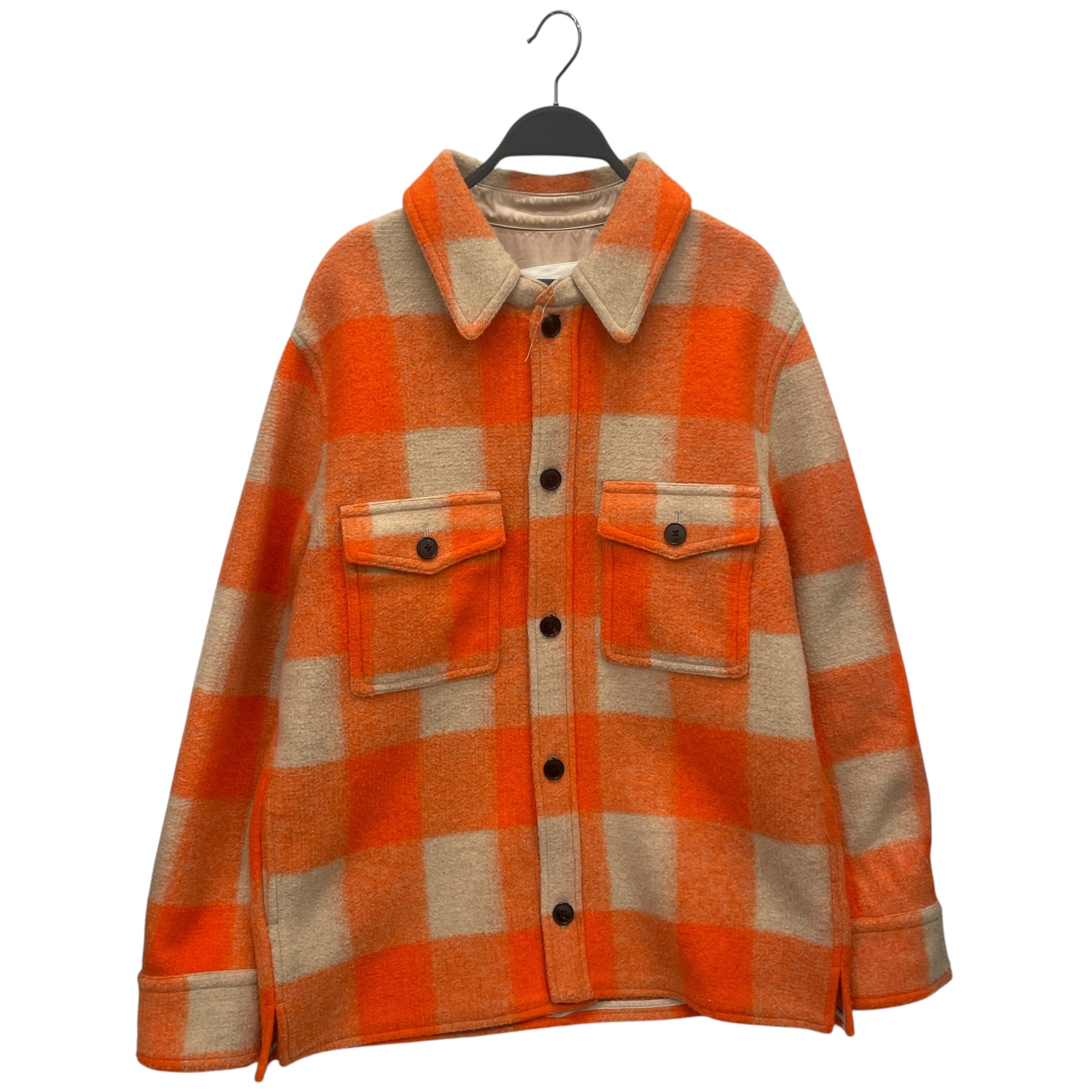 ISABEL MARANT/Flannel Shirt/L/Wool/ORN/Plaid/ view 1