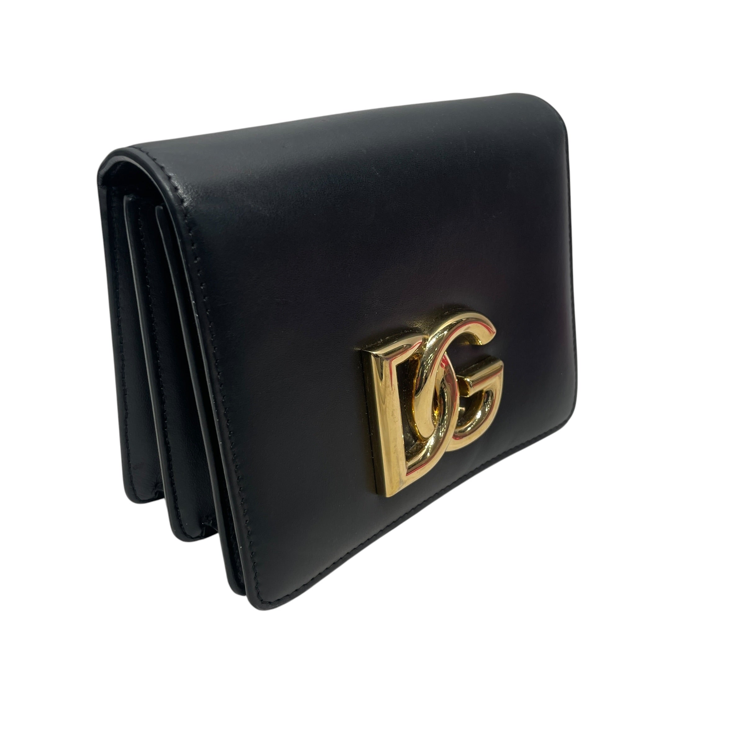 DOLCE&GABBANA/Cross Body Bag/Leather/BLK/LEATHER CROSS BODY view 4