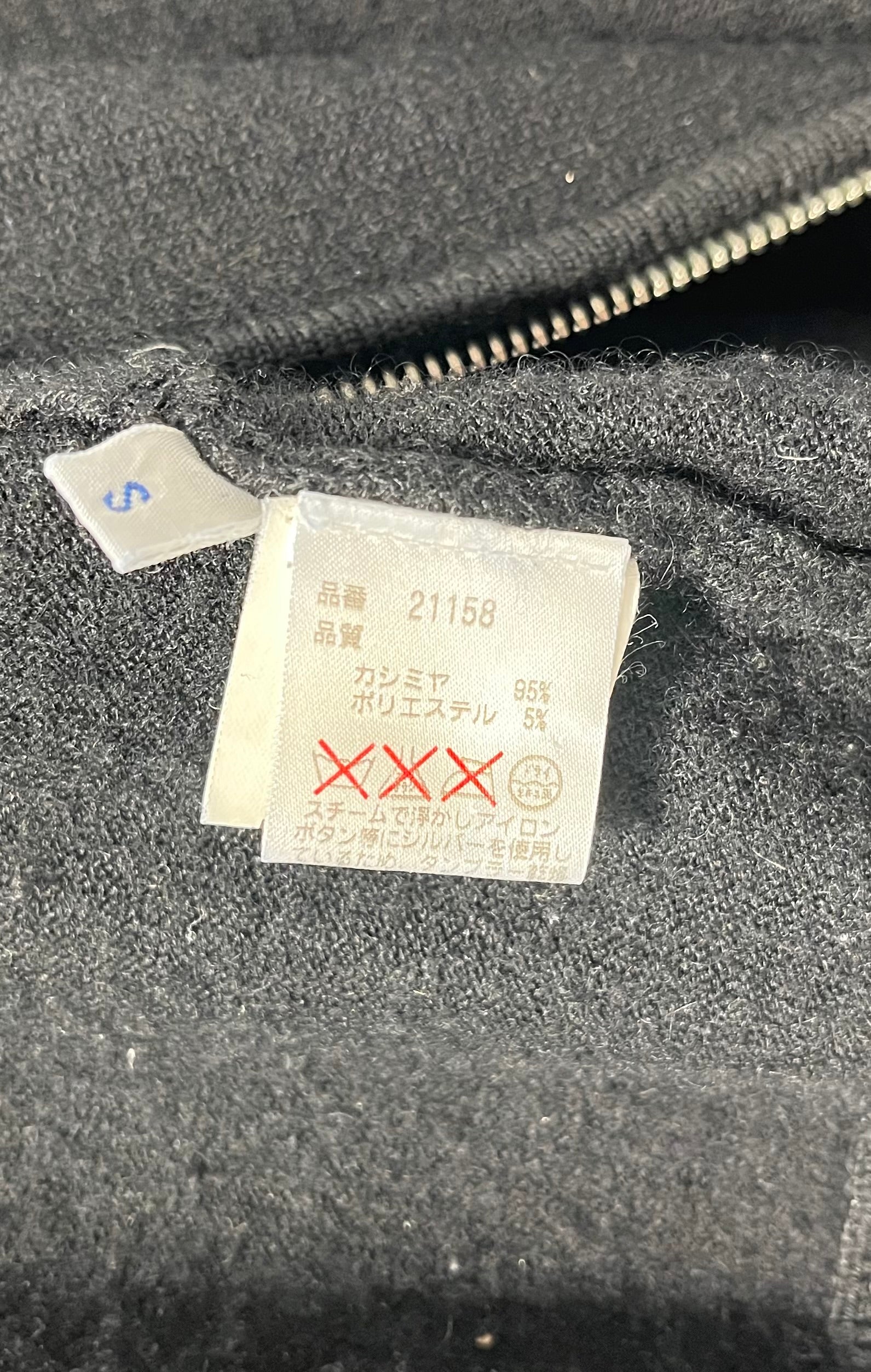 CHROME HEARTS/Hoodie/S/Cashmere/BLK/SLEEVE LOGO DAGGER ZIP 21158 view 5