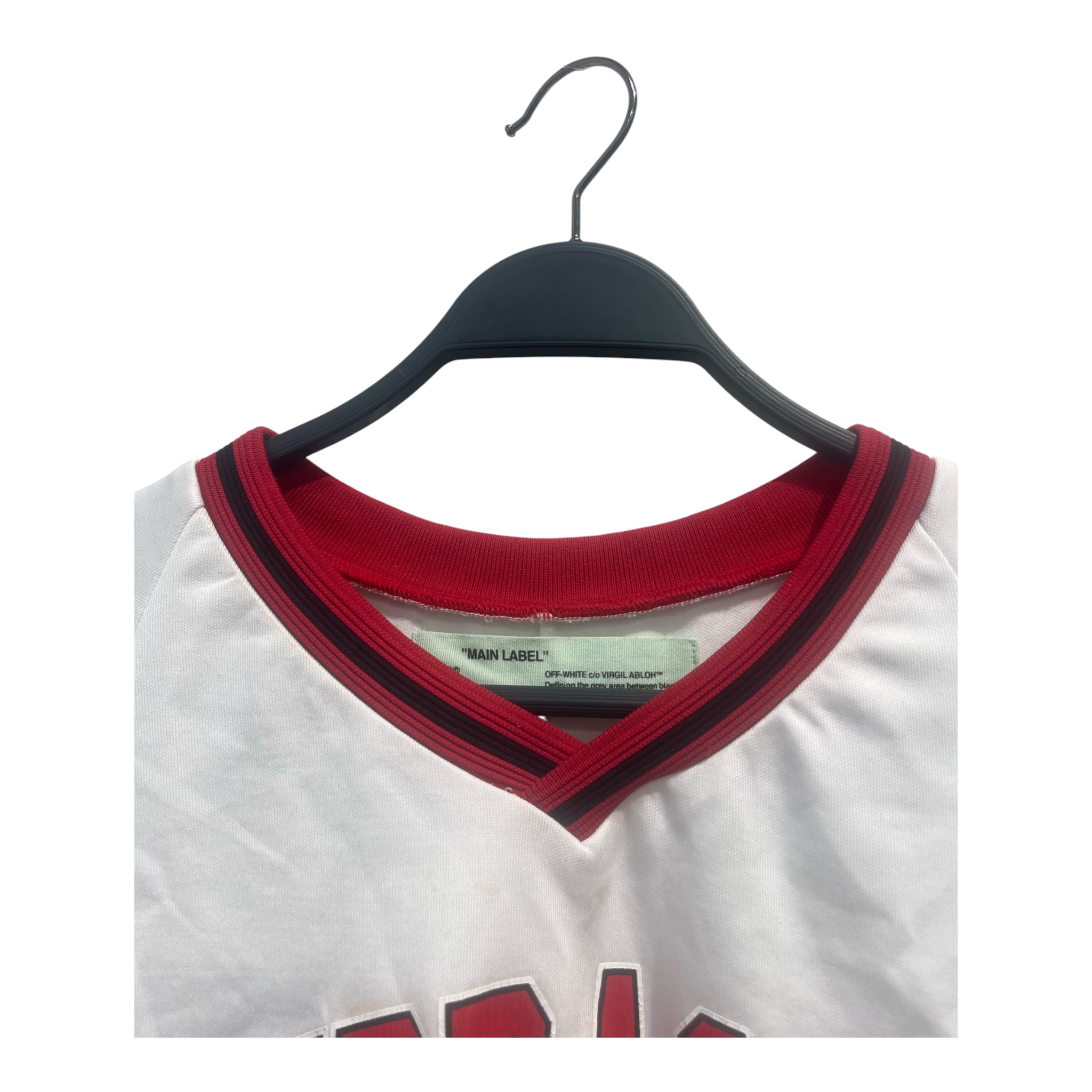 OFF-WHITE/T-Shirt/L/WHT/jersey red nebraska view 3