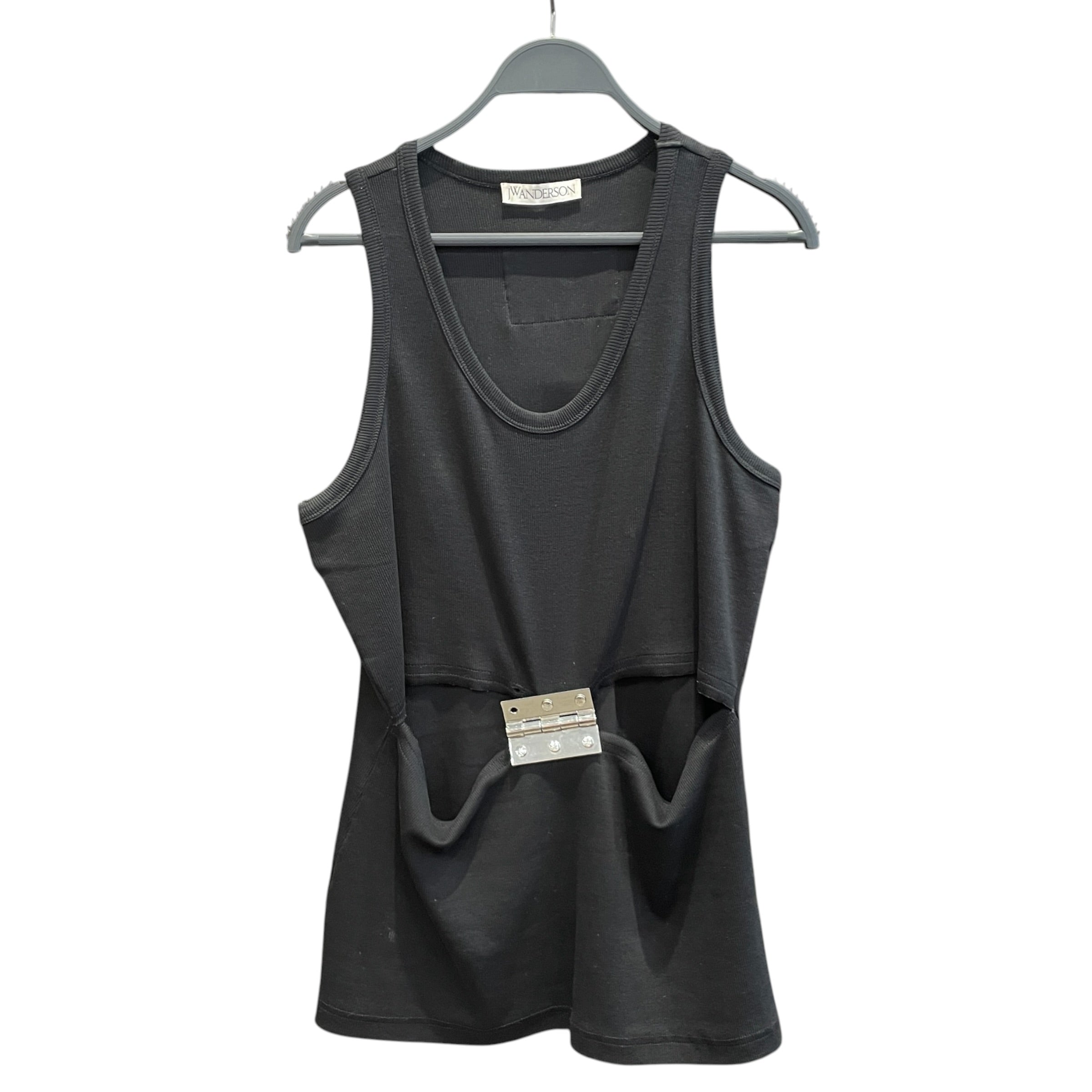 JW ANDERSON(J.W.ANDERSON)/Tank Top/M/Cotton/BLK/METAL HARDWARE view 1