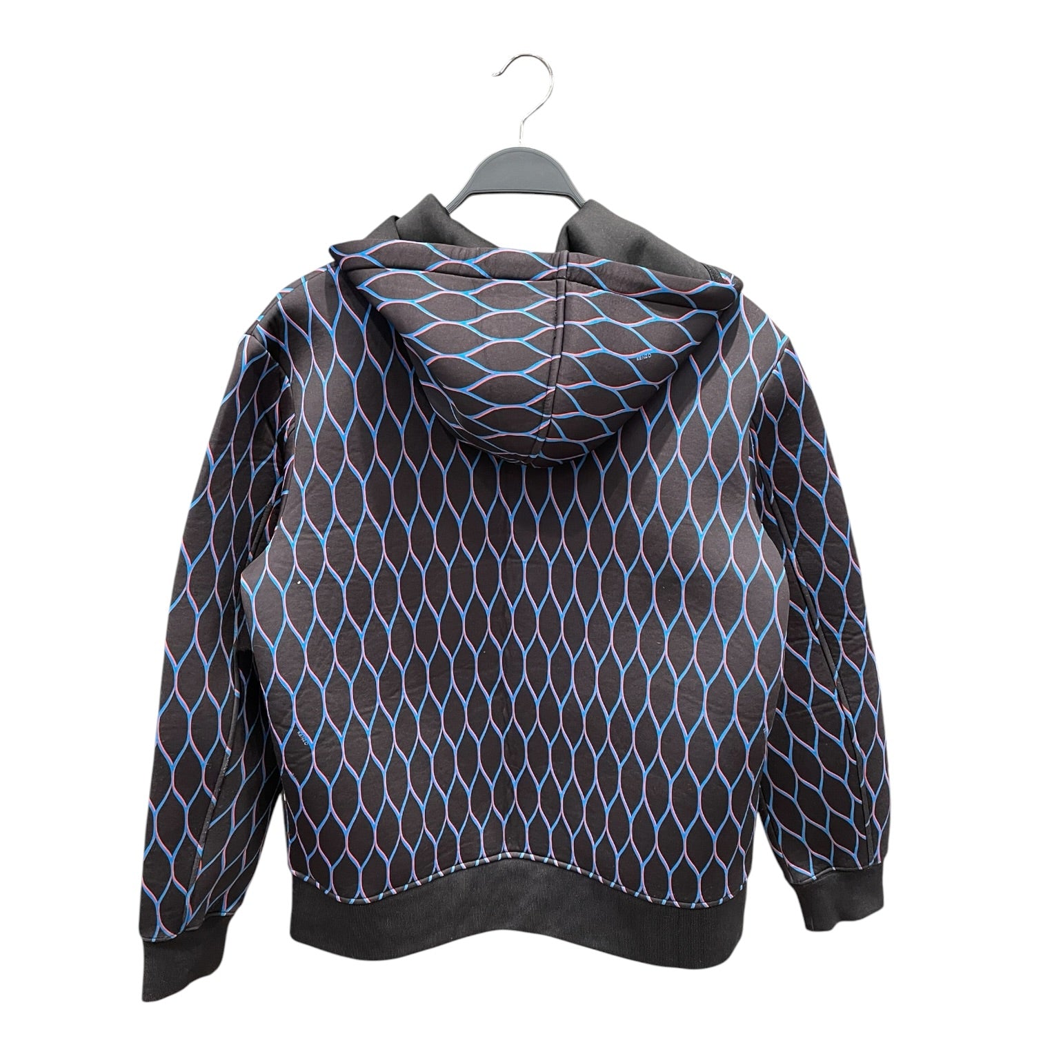KENZO/H&M/Hoodie/M/Polyester/BLK/Geometric Neoprene Hoodie view 2