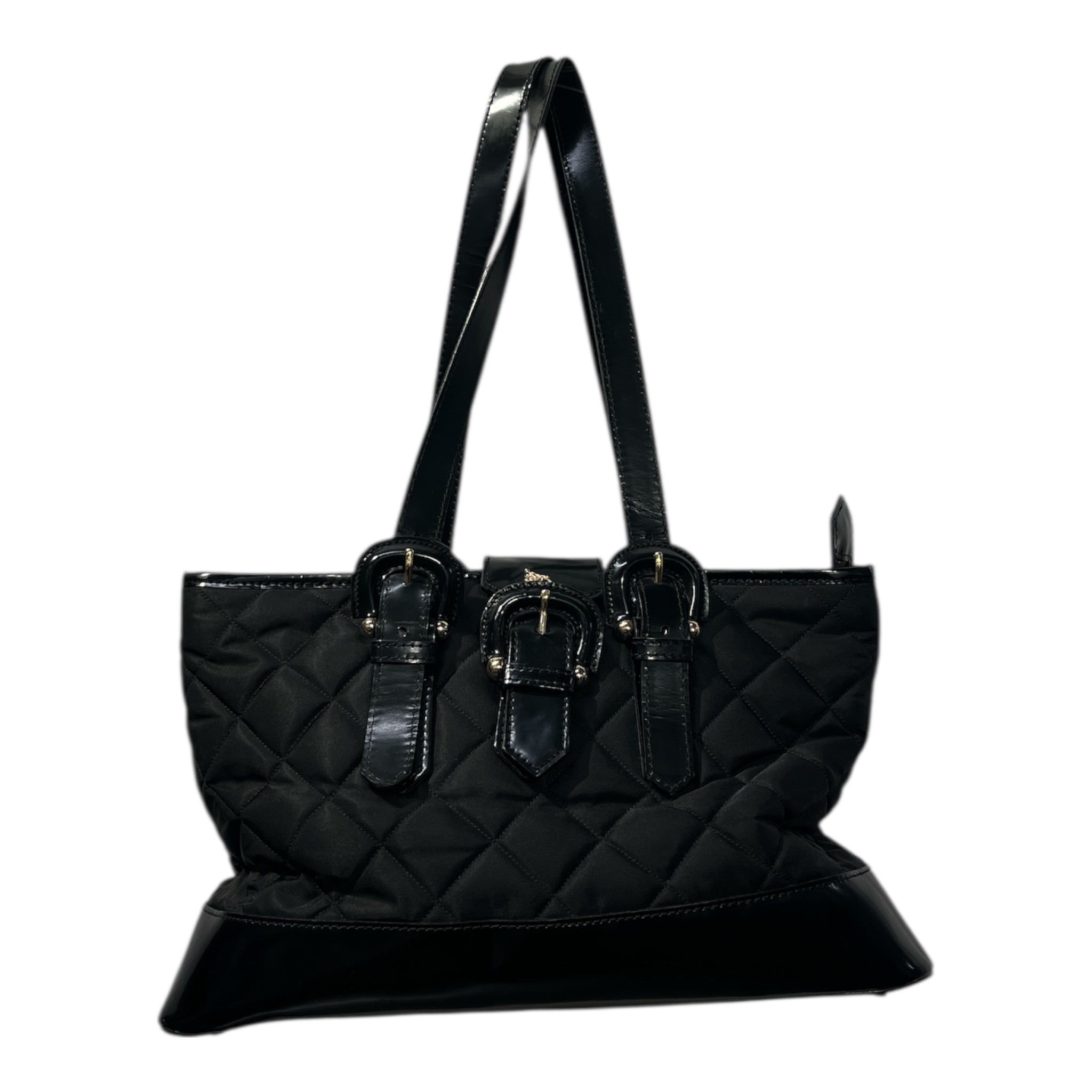 BURBERRY/Bag/Cotton/BLK/GOLD HARDWARE view 1