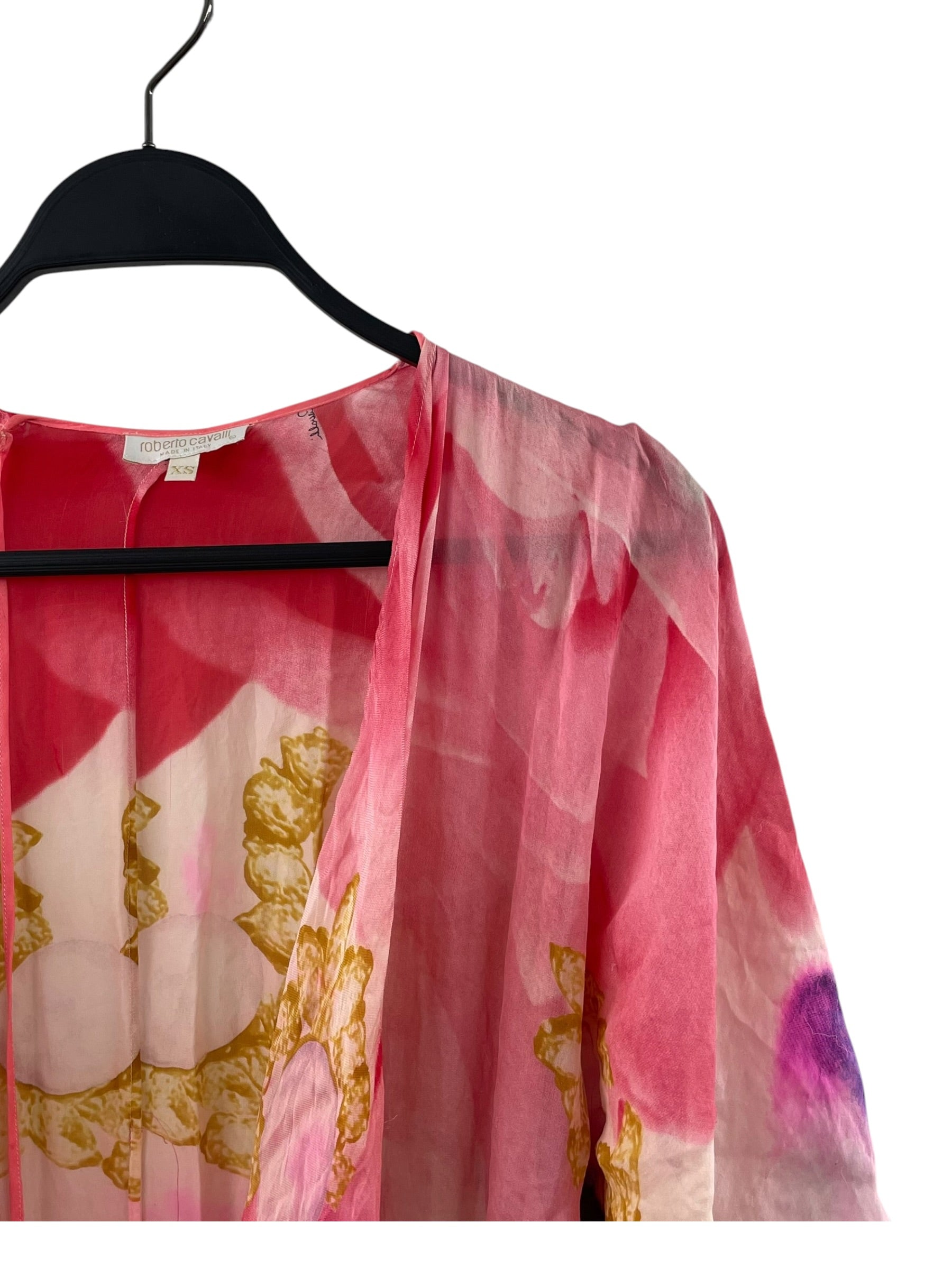 roberto cavalli/Dress/XS/All Over Print/Silk/MLT/2001 RUNWAY SILK MAXI view 3