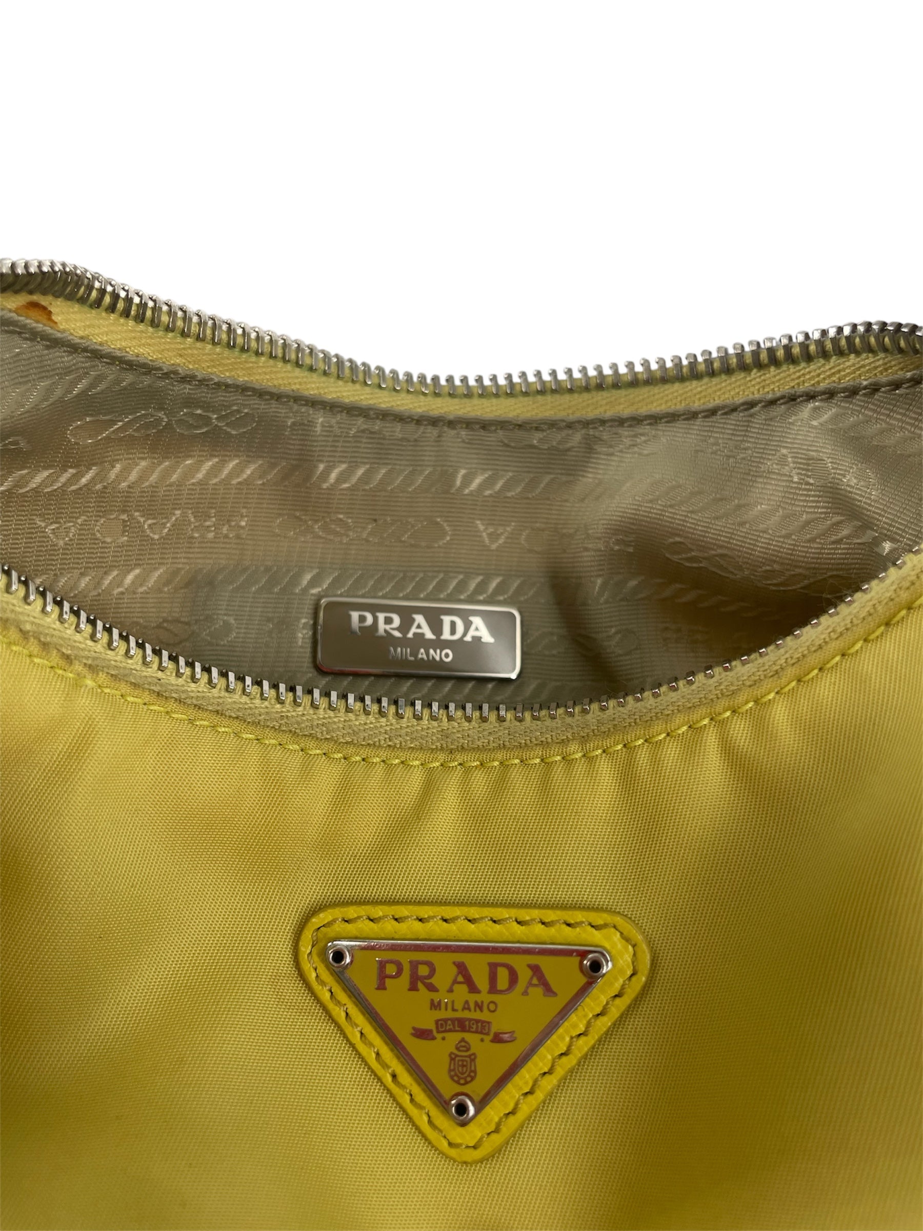 PRADA/Bag/Nylon/YEL/TESSUTO RE-EDTION NEON YELLOW view 4