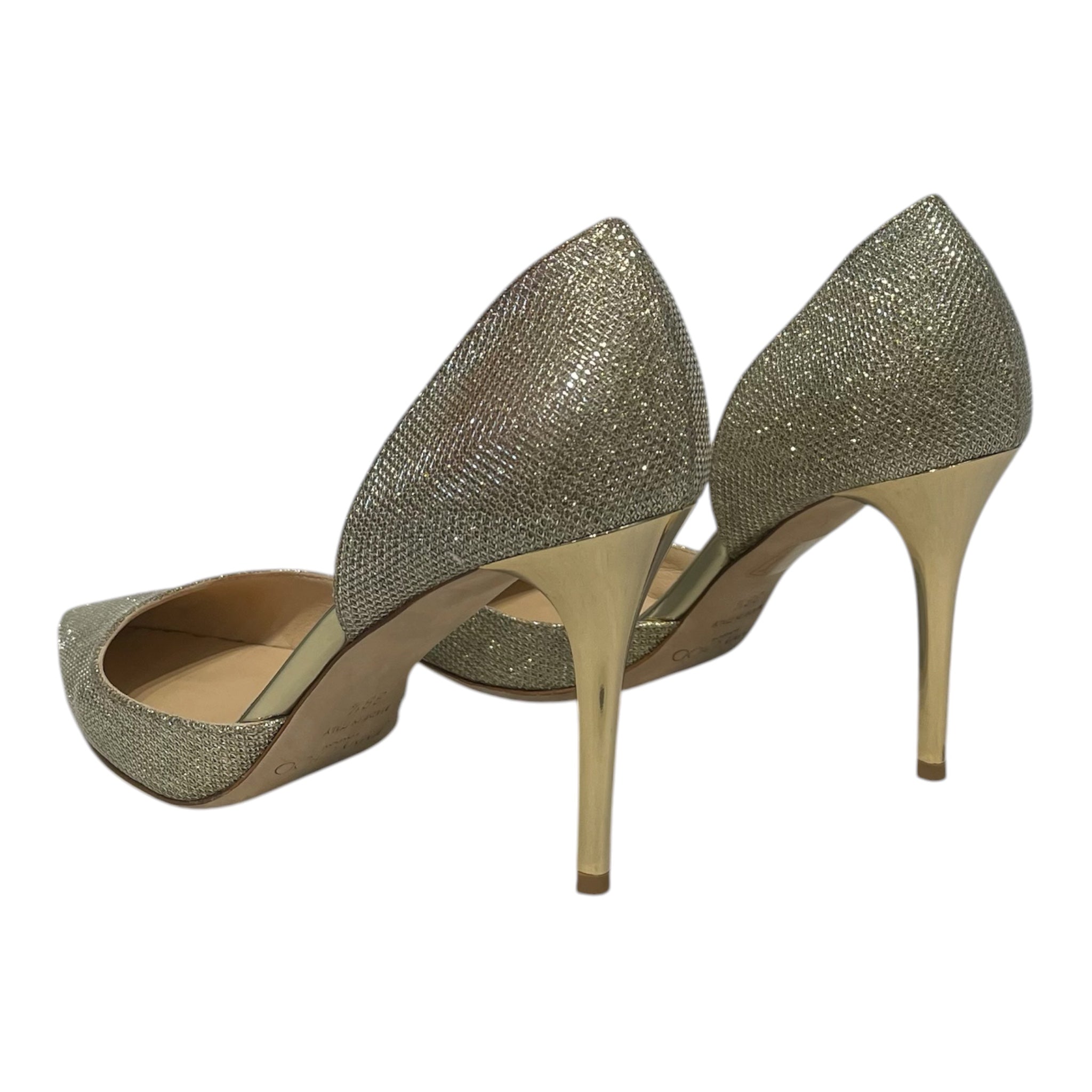 JIMMY CHOO/Heels/EU 38.5/GLD/ view 2