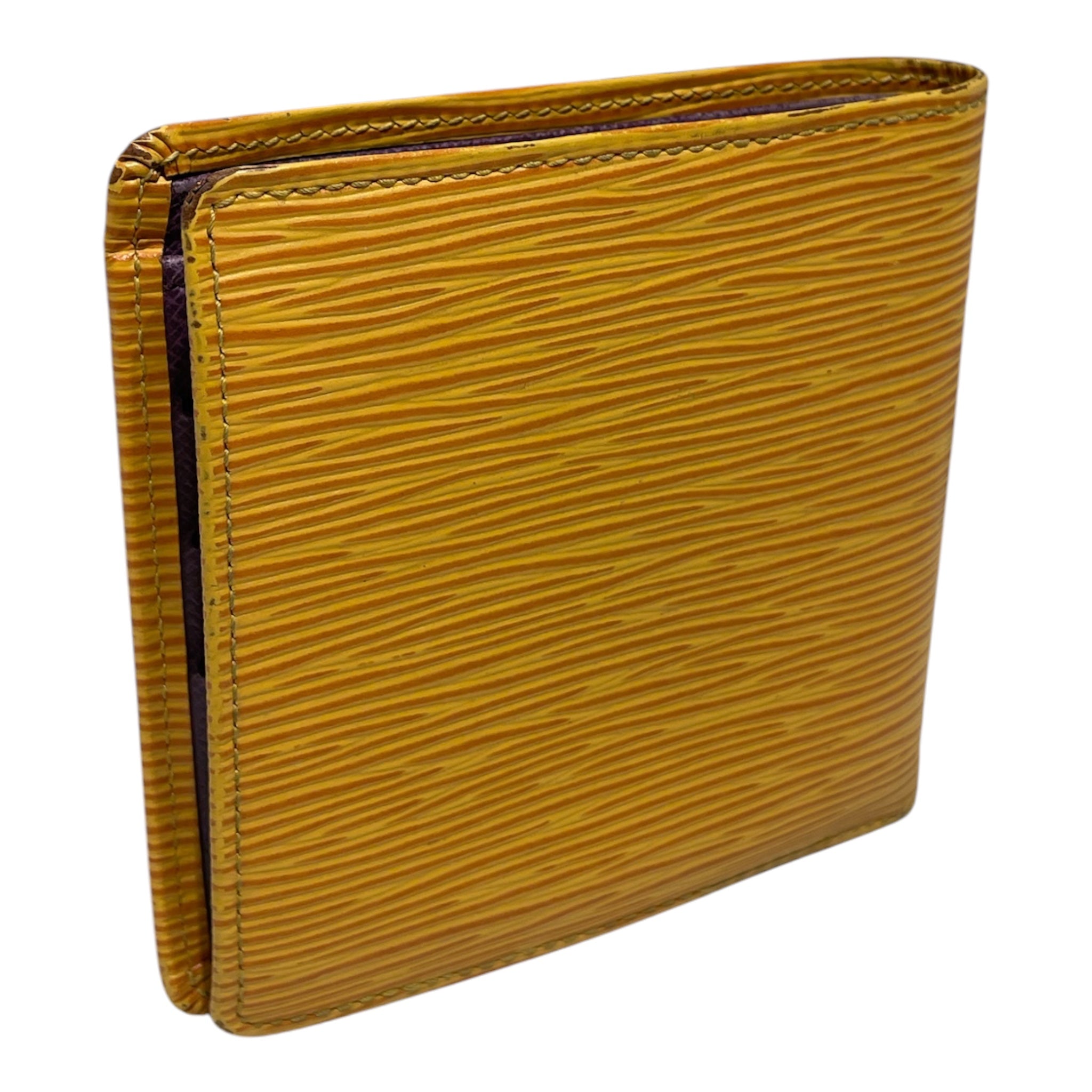LOUIS VUITTON/Bifold Wallet/Leather/YEL/ view 2