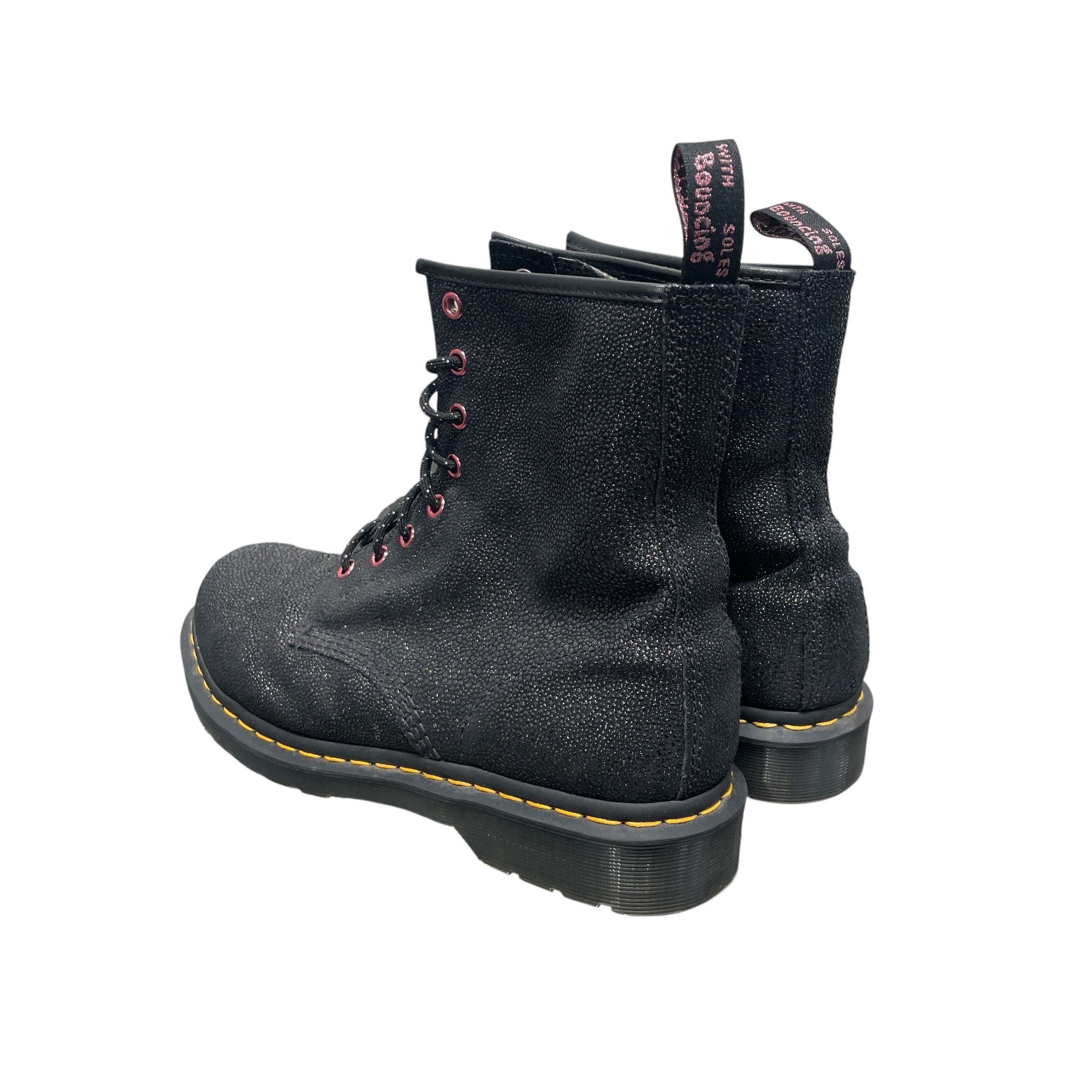 Dr.Martens/Lace Up Boots/UK 8/Leather/BLK/1460 Black Bejeweled view 2