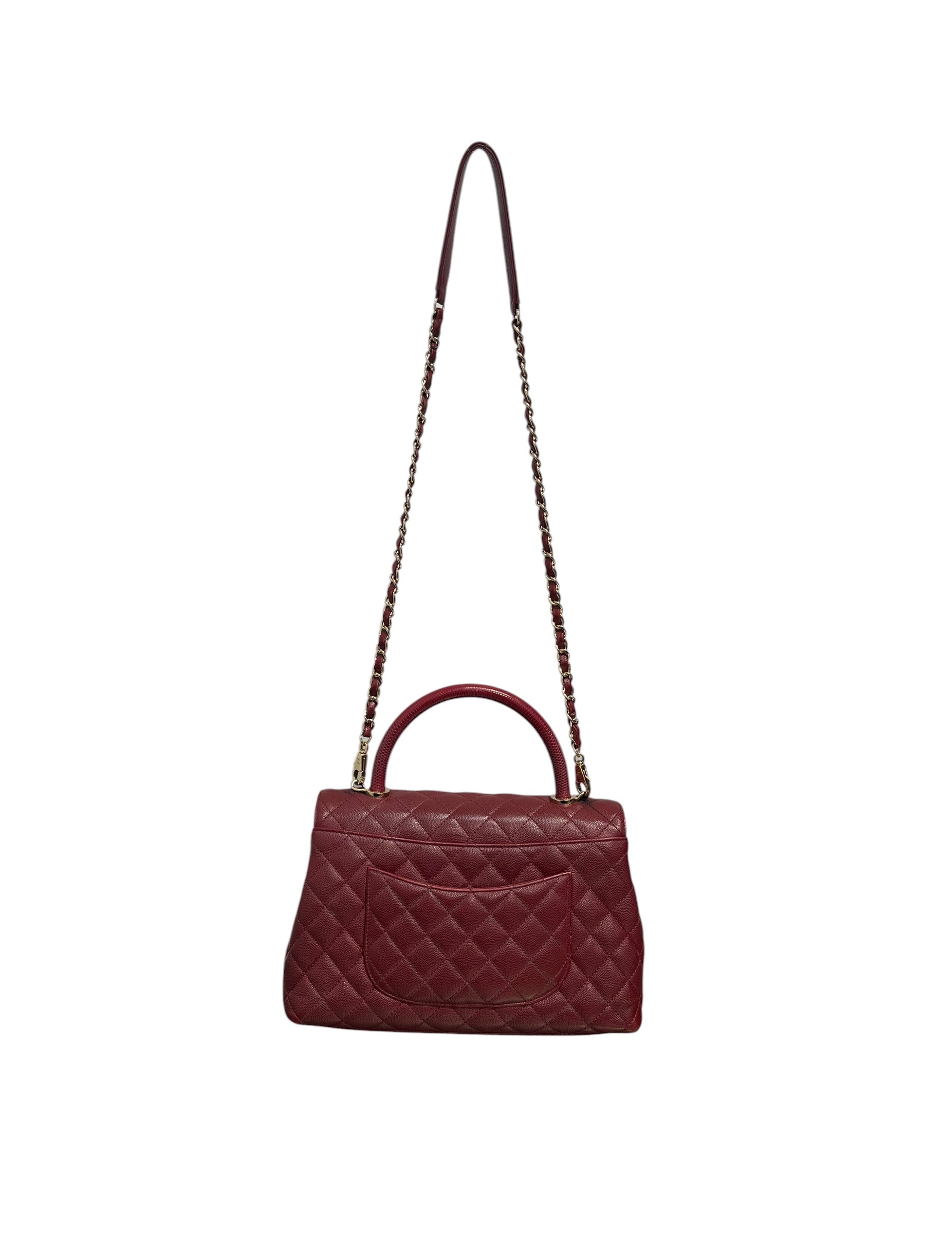 CHANEL/Bag/Leather/BRD/SMALL GLD CC LOGO view 2