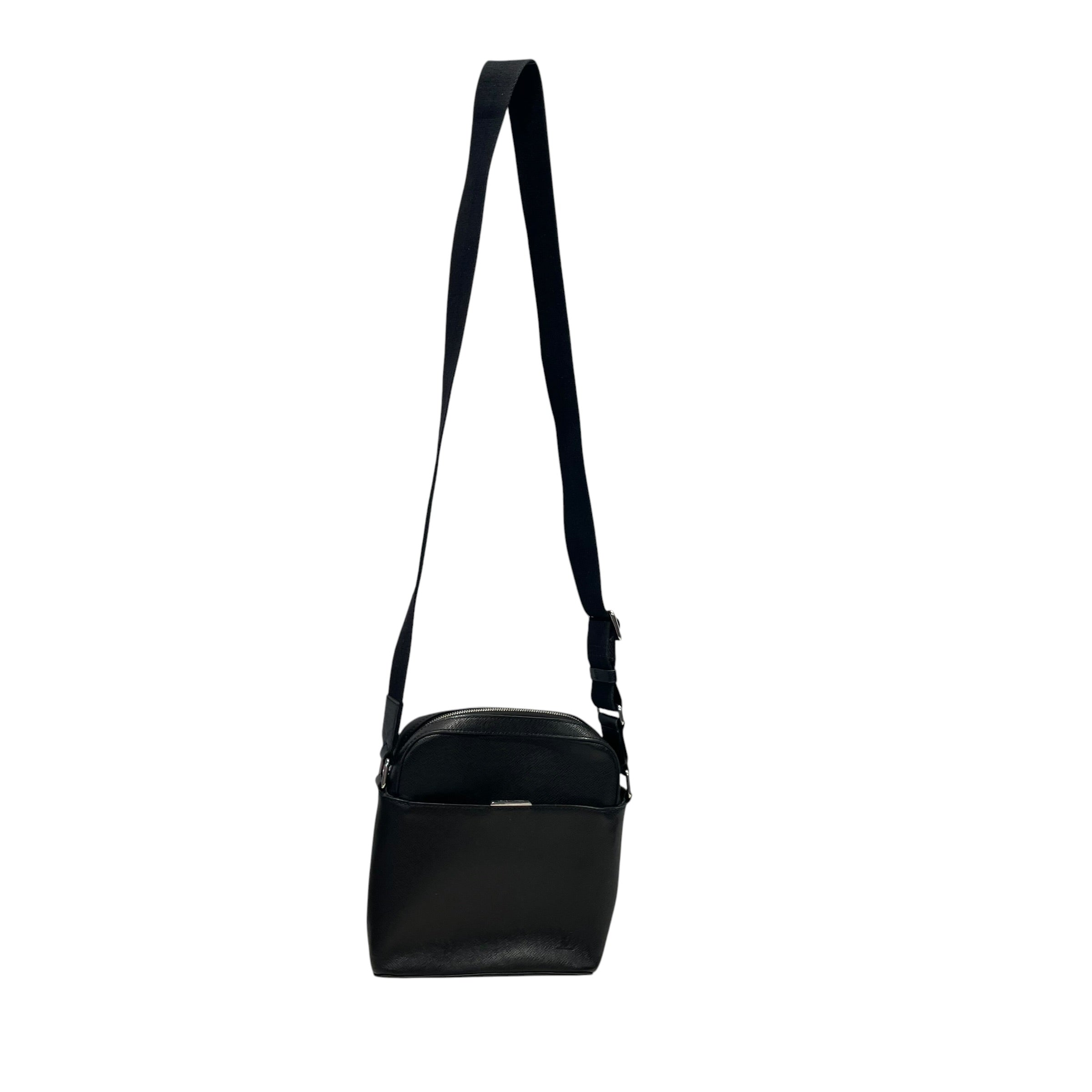 LOUIS VUITTON/Cross Body Bag/Leather/BLK/anton messenger pm view 1