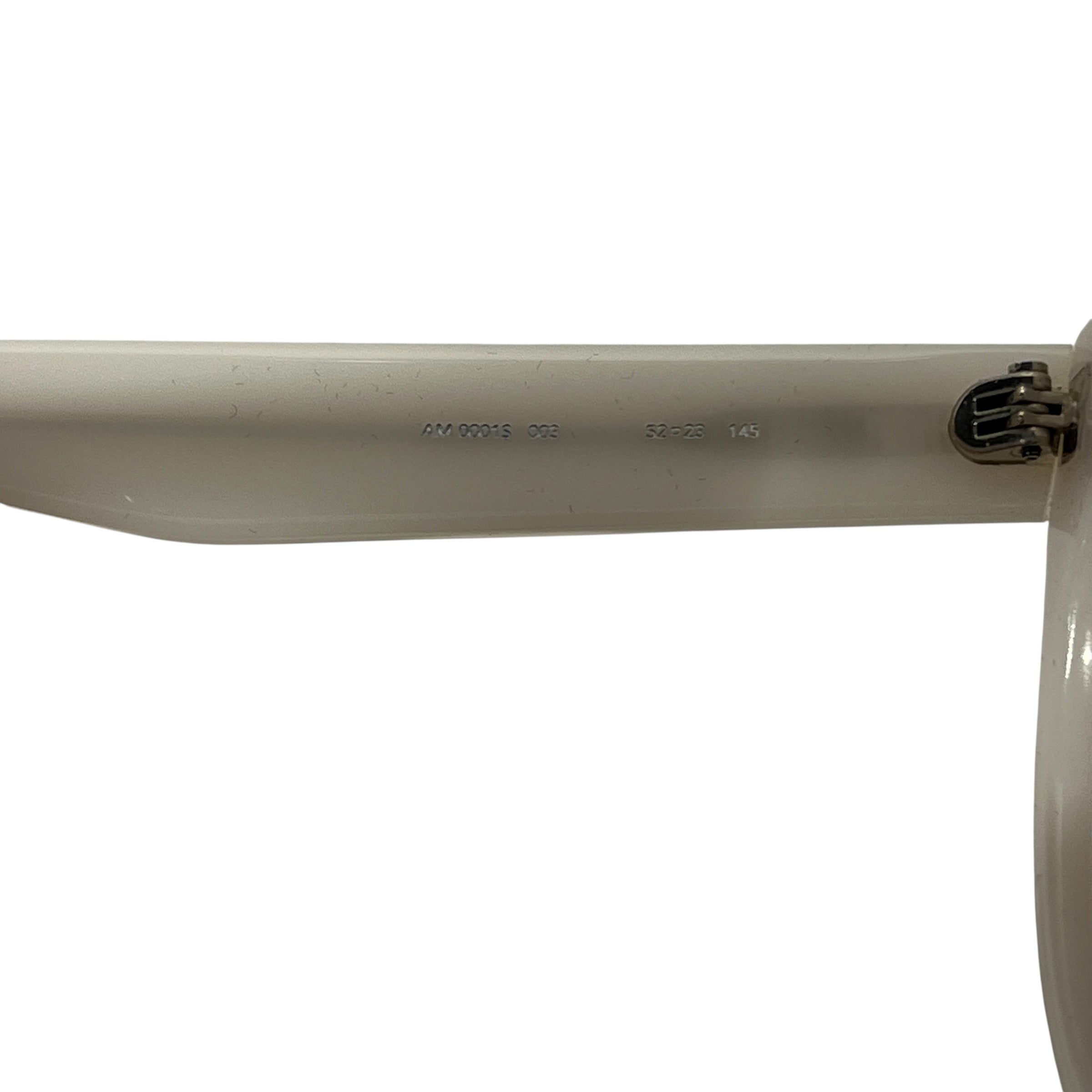 Alexander McQueen/Sunglasses/OS/Celluloid/WHT/Wellington/MCQUEEN WHITE WAYFARER view 5