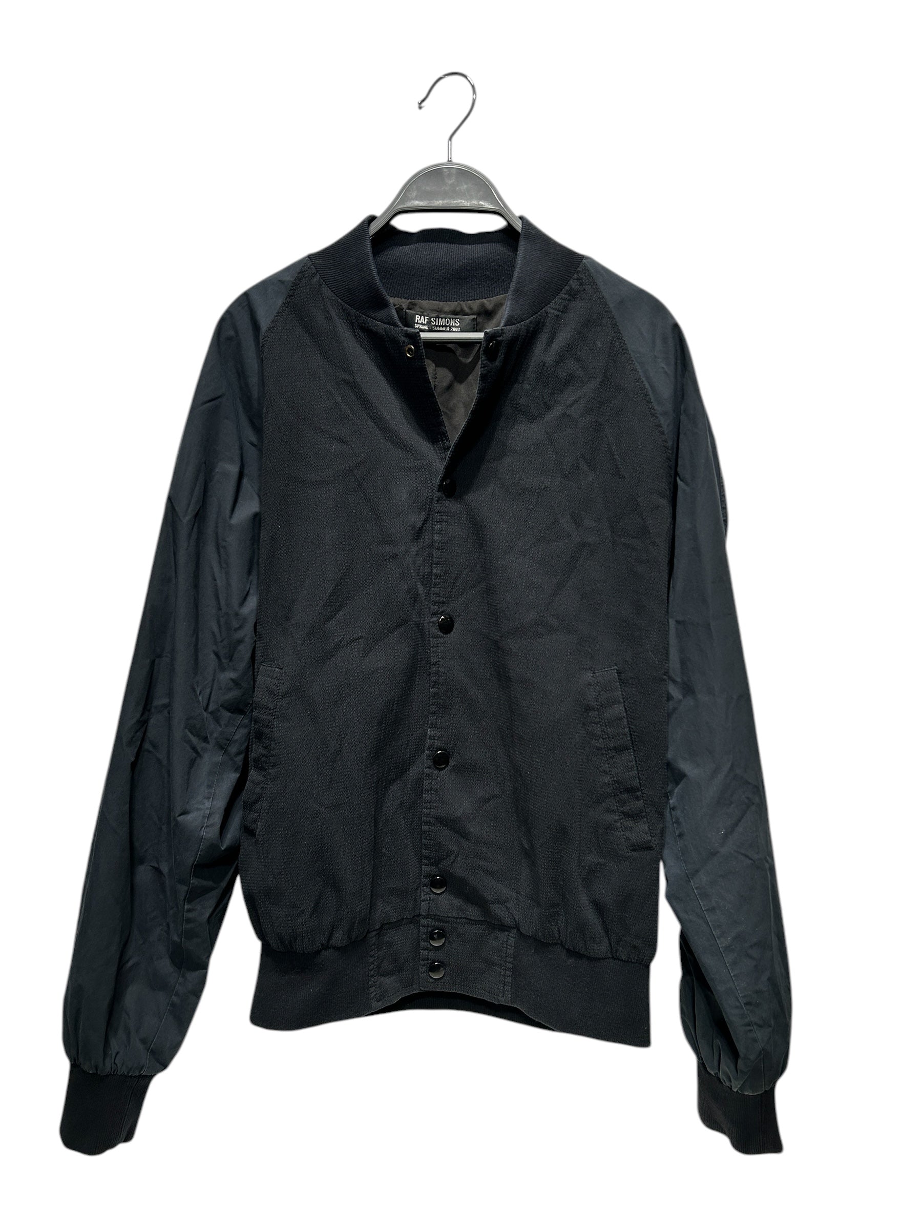 RAF SIMONS/Jacket/Cotton/BLK/SS/03 view 1
