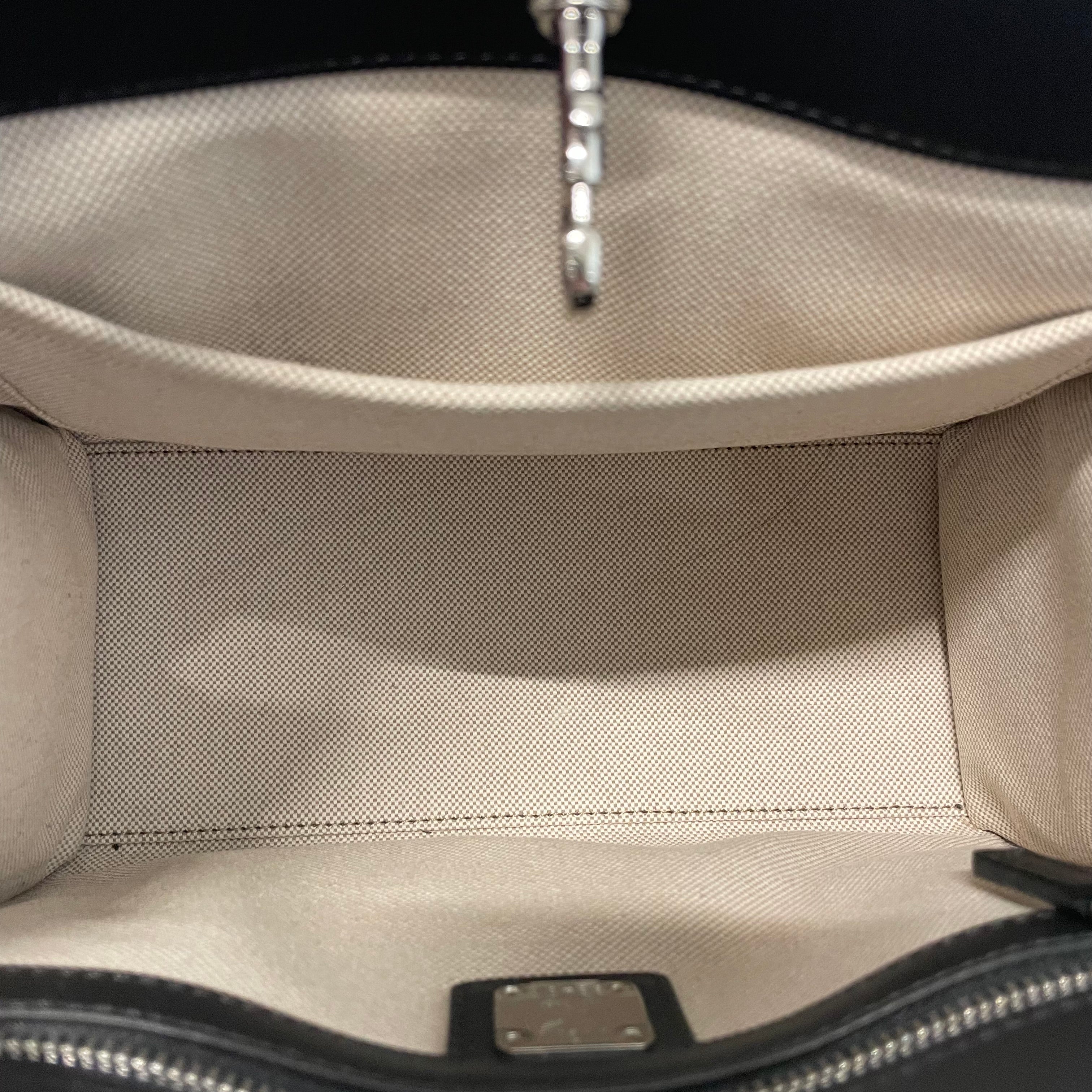 MCM/Bag/Monogram/Leather/BLK/MCM vintage jacquard small tot view 4