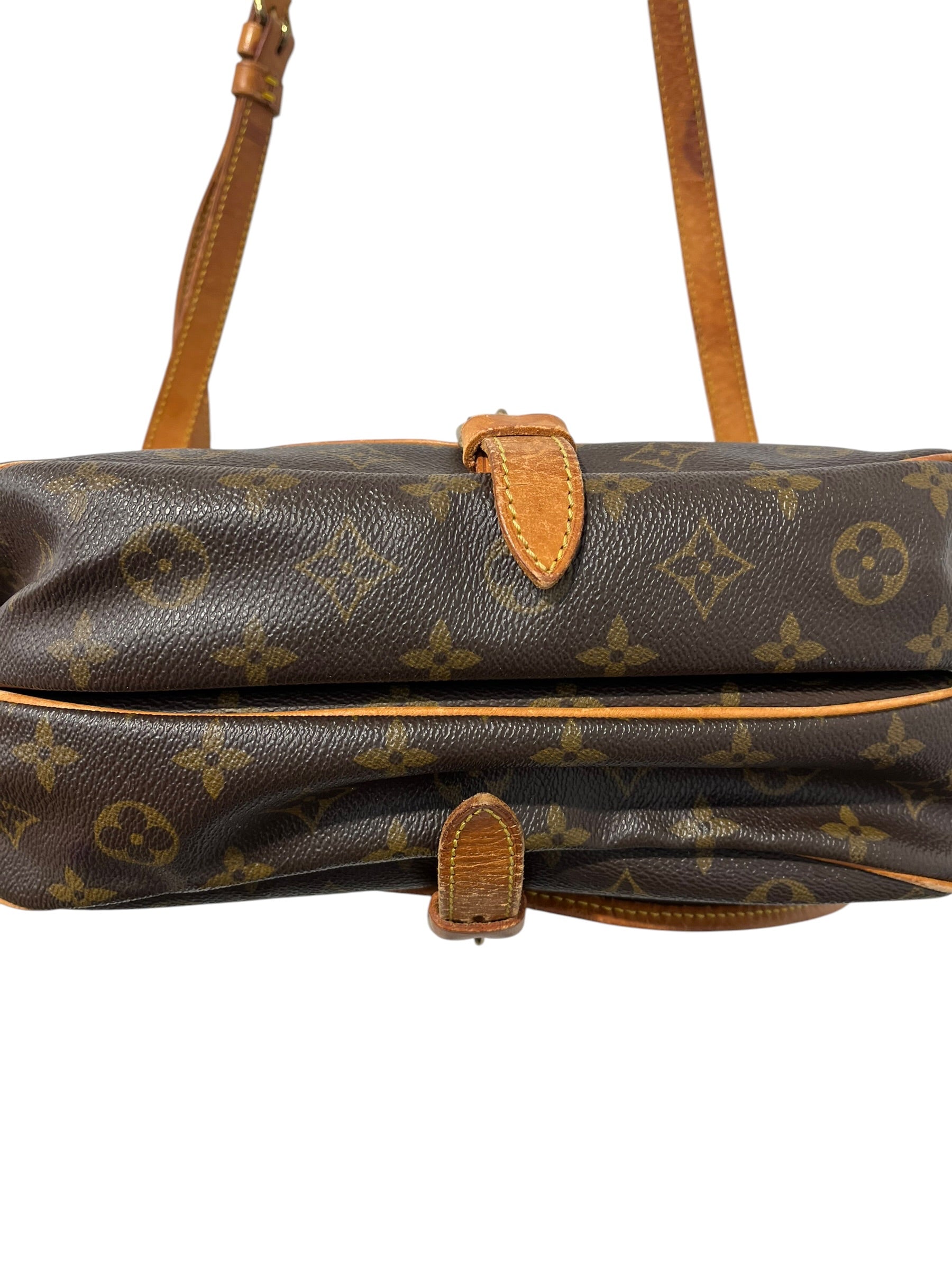 LOUIS VUITTON/Cross Body Bag/Brown/Leather/SAUMUR 30_MONOGRAM CANVAS/M42256 view 4