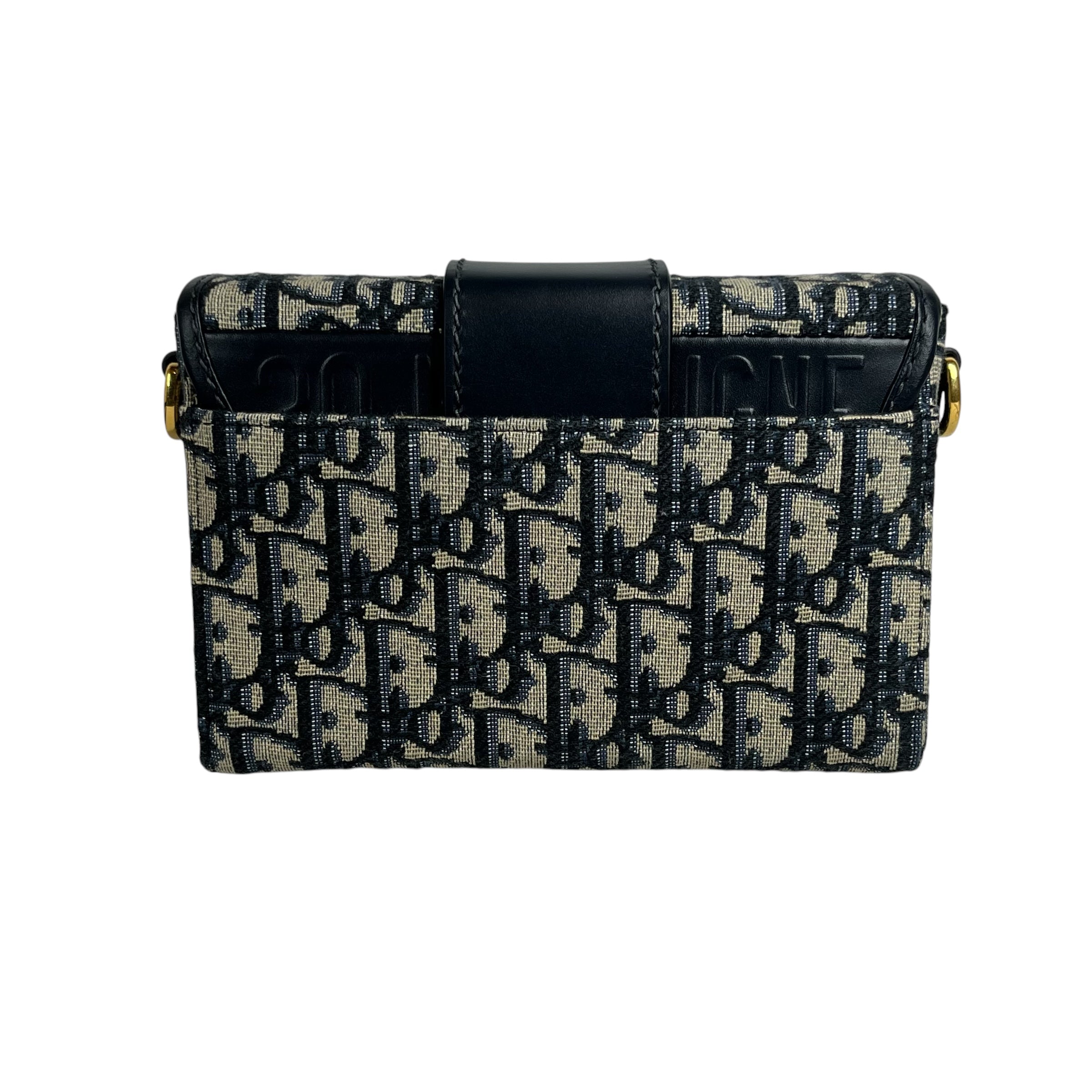 Christian Dior/Hand Bag/All Over Print/Cotton/NVY/Jacquard Montaigne Box Bag view 2