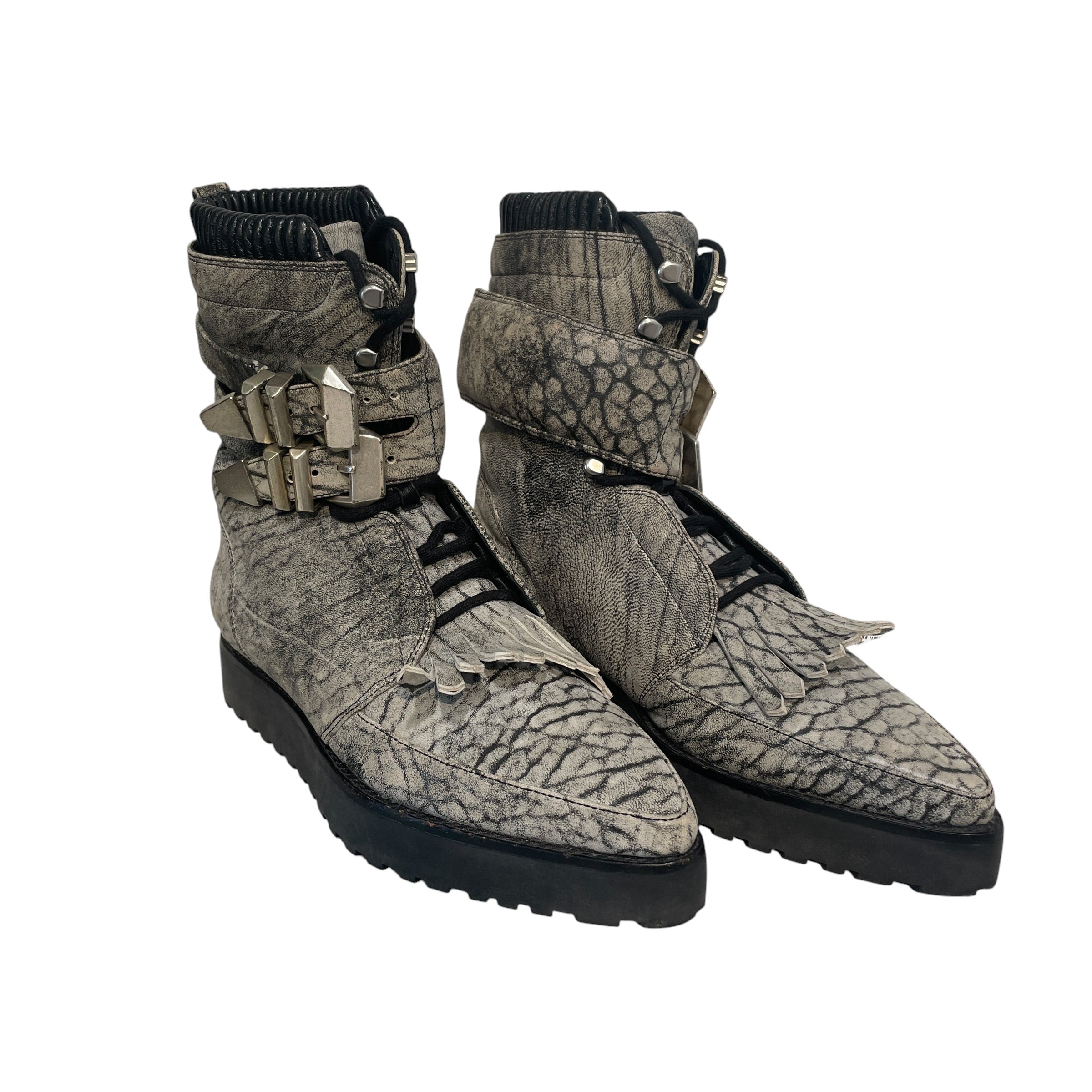 Alexander Wang/Boots/EU 38/Leather/SLV/Frankie Creeper Boots view 1