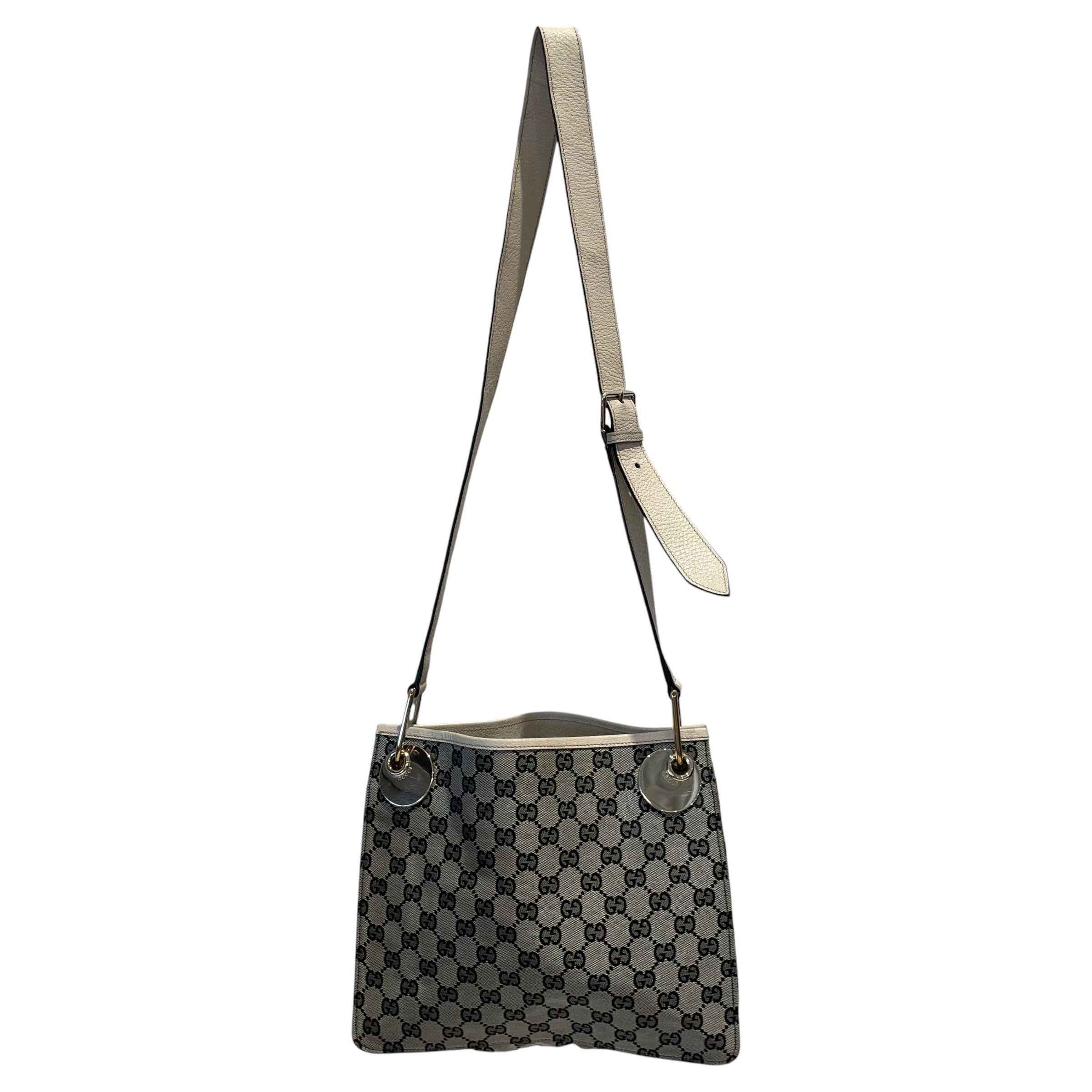 GUCCI/Cross Body Bag/Monogram/Cotton/GRY/GG CANVAS ECLIPSE view 1