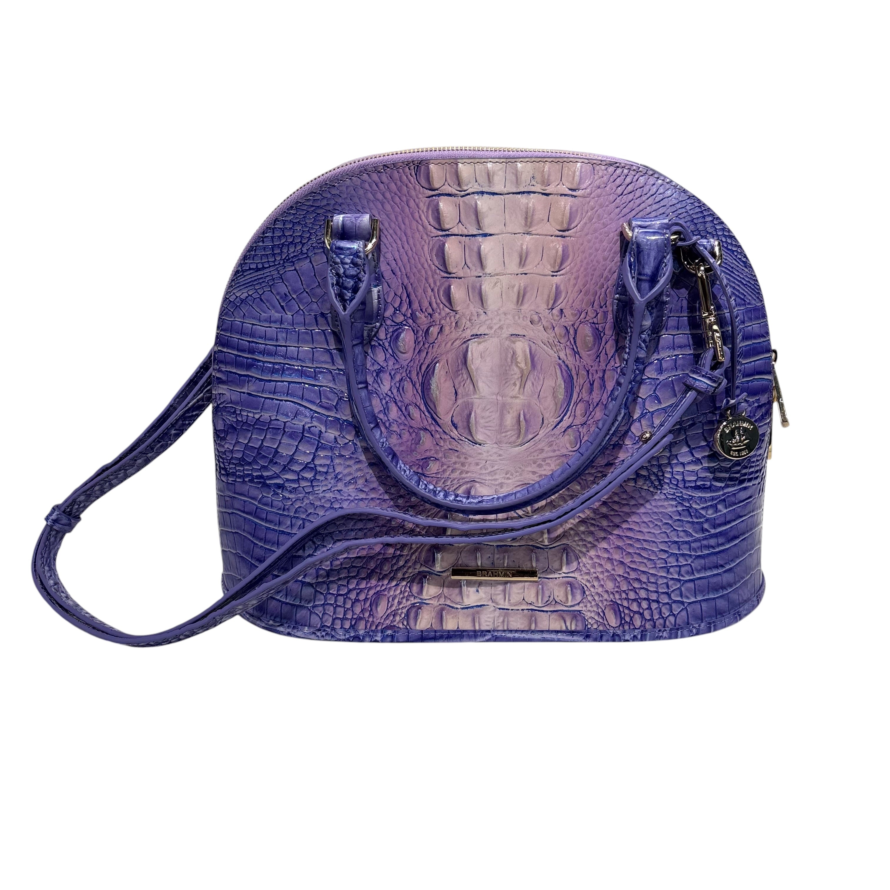 Brahmin/Bag/Leather/PPL/Georgina Dome Satchel view 1
