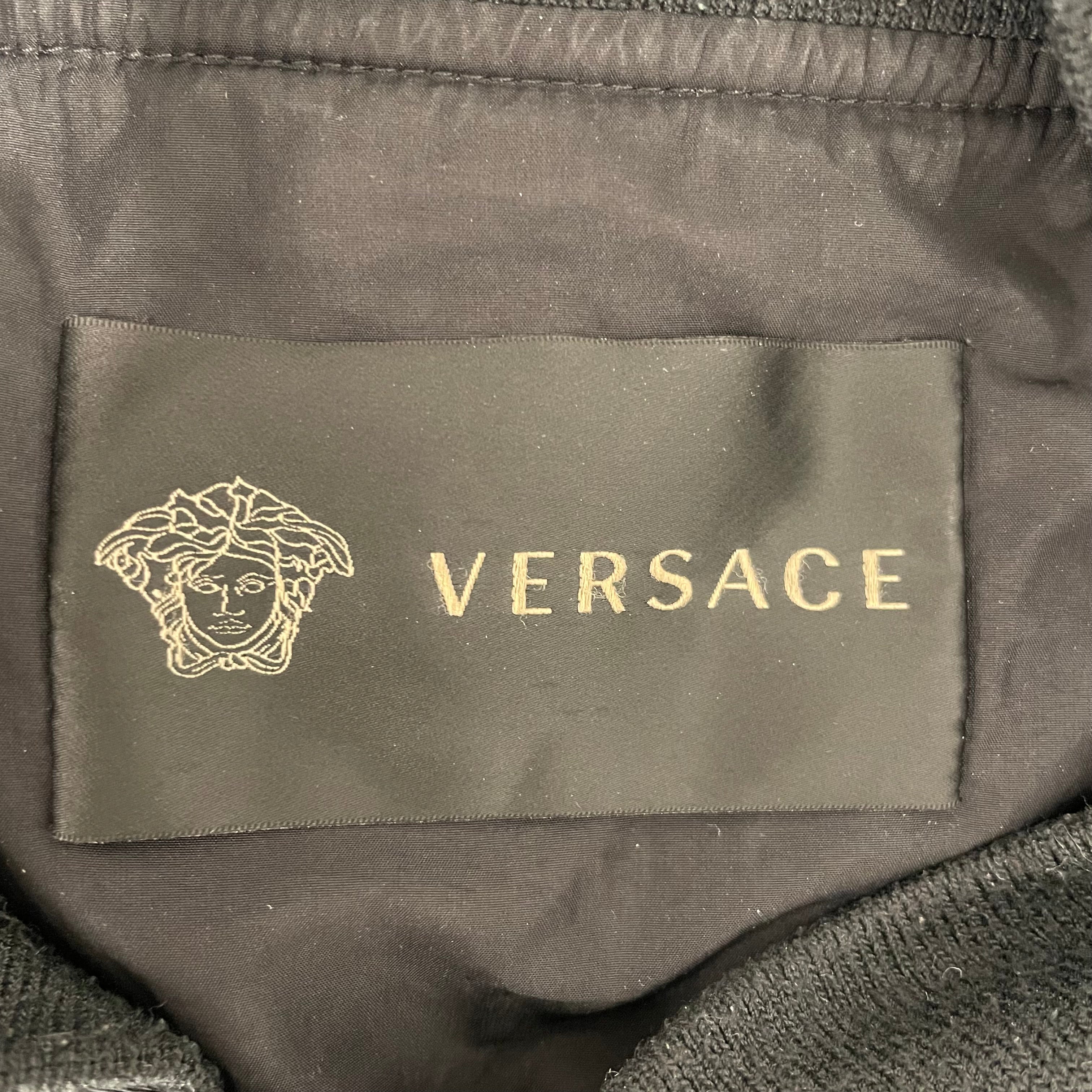 VERSACE/Jacket/39/Acrylic/BLK/ view 3