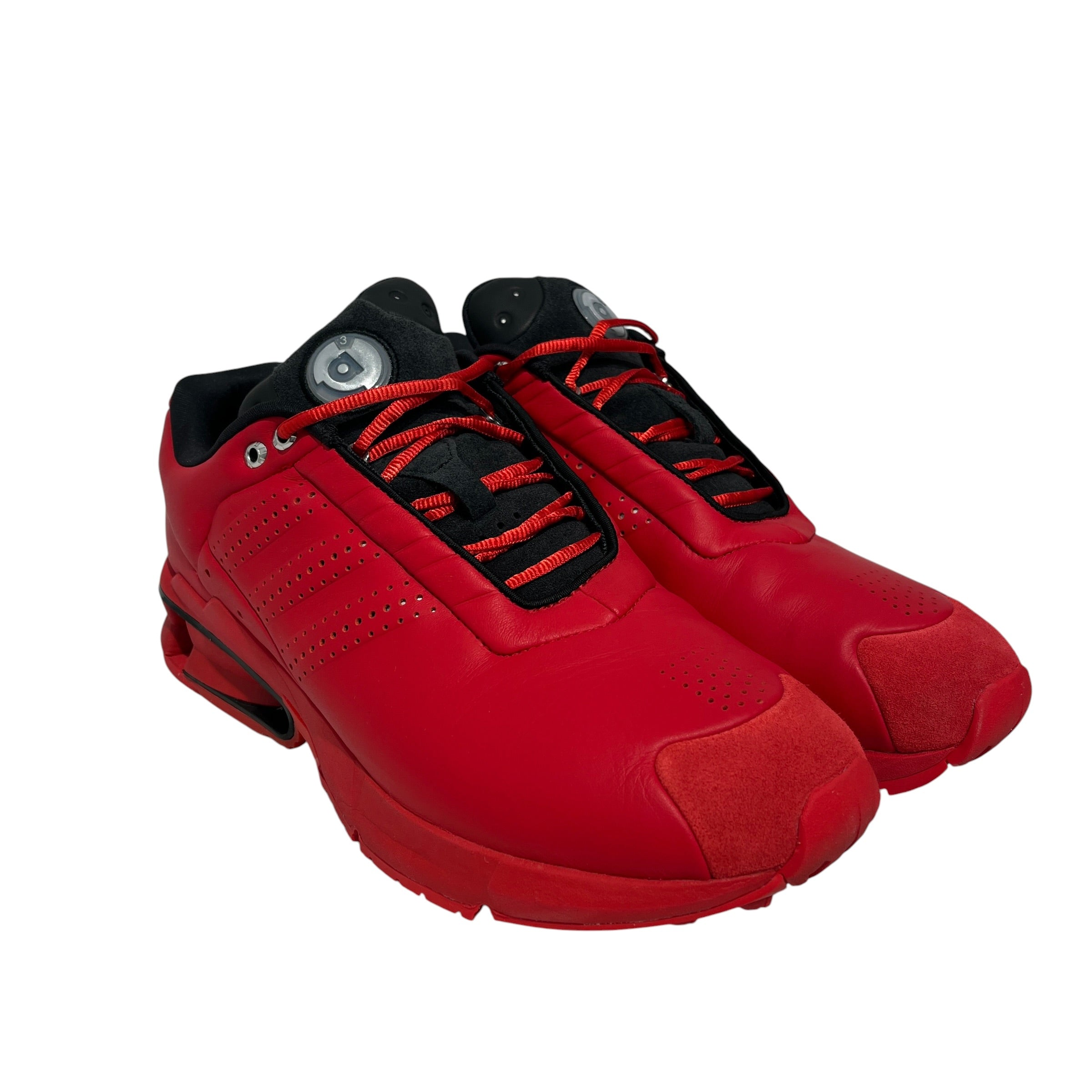 Y-3/Low-Sneakers/US 10.5/Leather/RED/Control a-3 view 1
