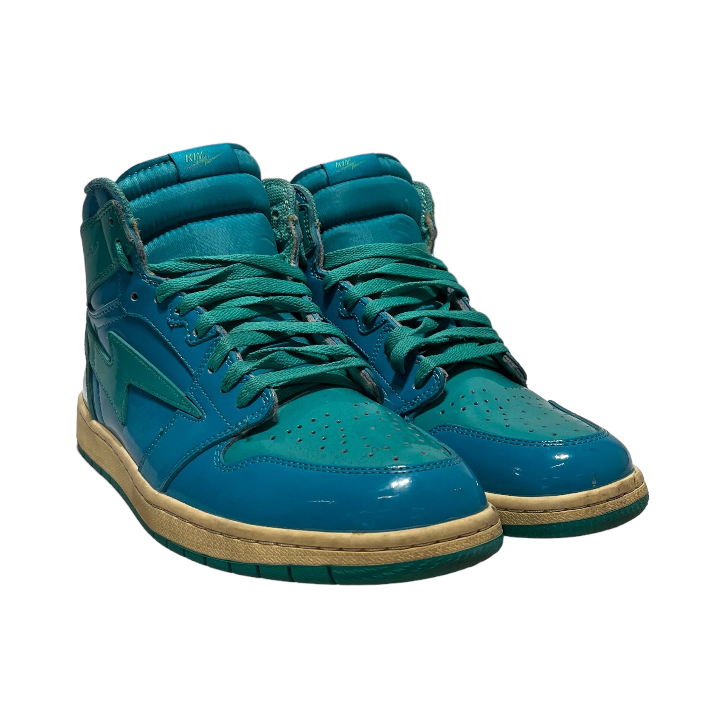 Kool Kiy/Hi-Sneakers/US 12/Leather/BLU/ view 1
