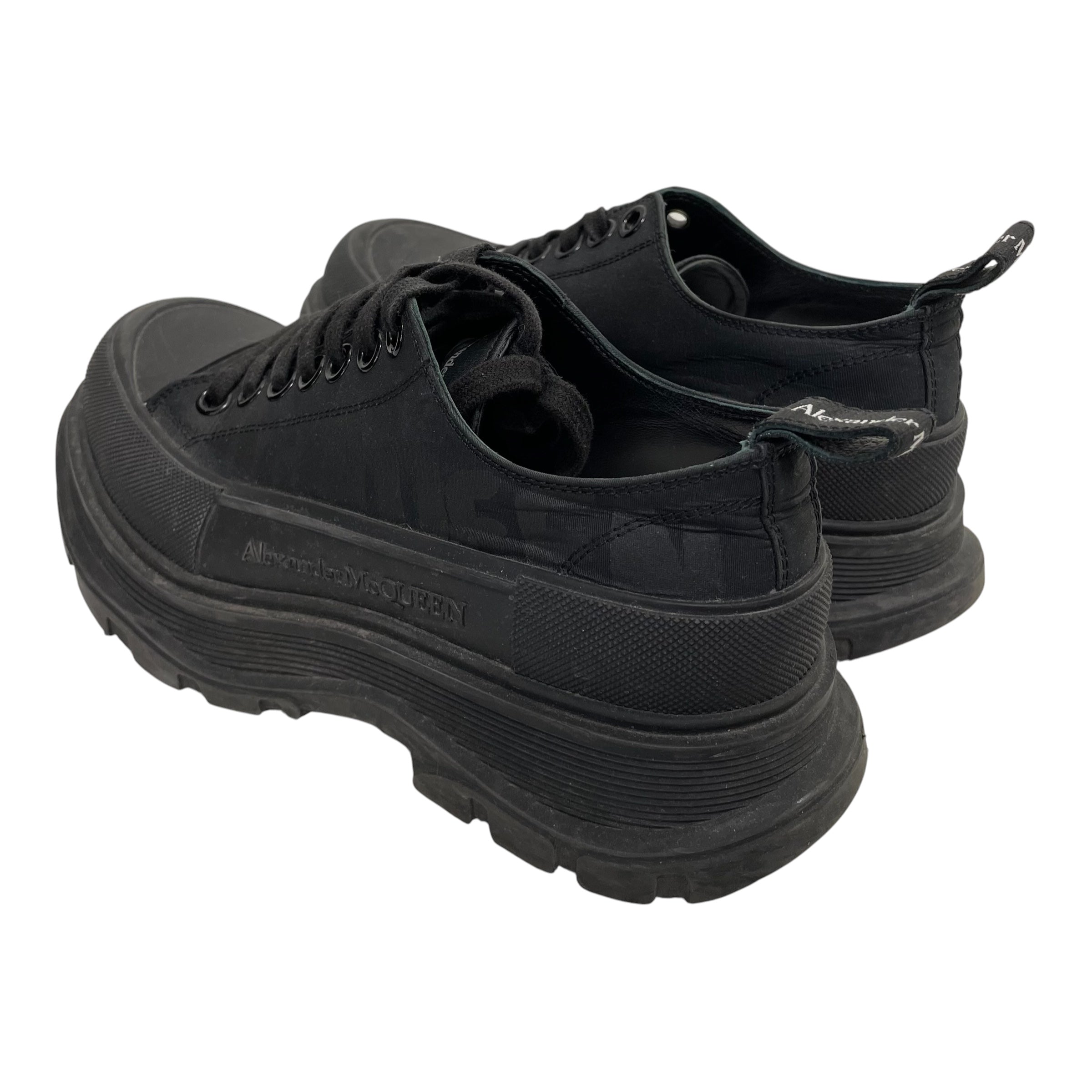 Alexander McQueen/Low-Sneakers/US 7.5/BLK/TREAD SLICK "MCQUEEN" view 2