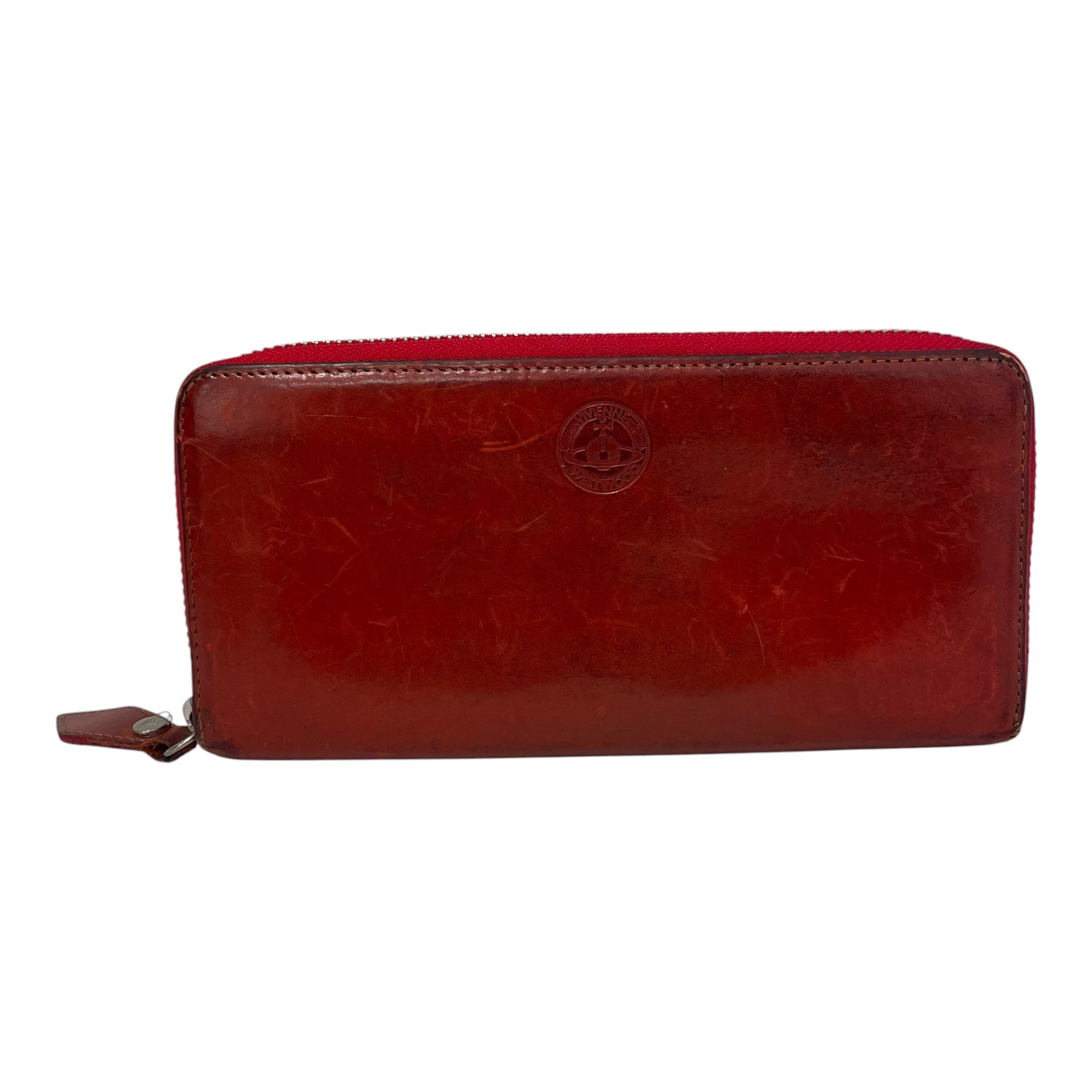 Vivienne Westwood/Wallet/Leather/RED/M's/Vivi Stamped view 1