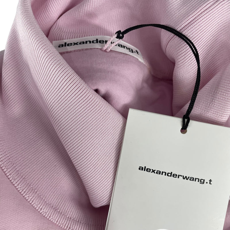 Alexander Wang/Sweatshirt/S/Cotton/PNK/LOGO TAPE SWEAT