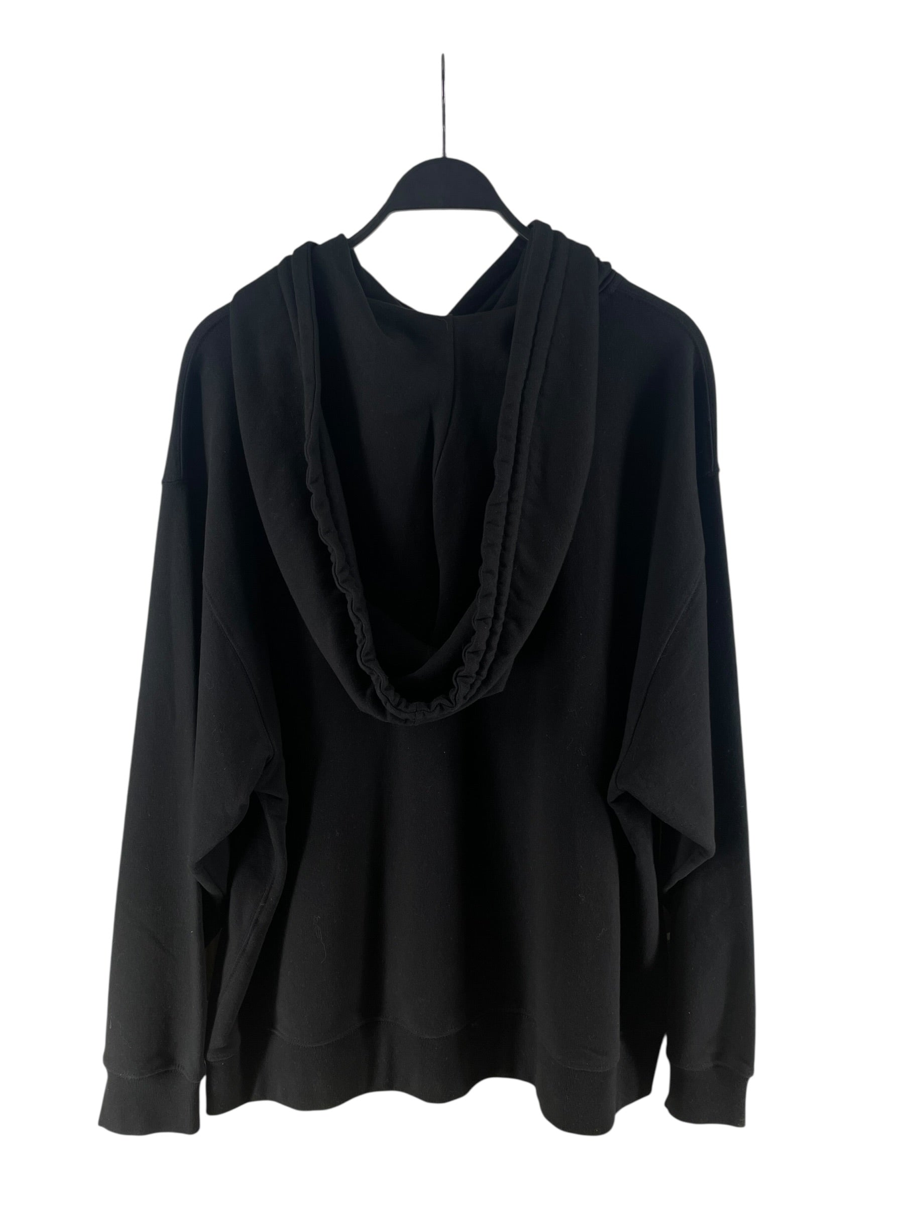 DRIES VAN NOTEN/Hoodie/L/Cotton/BLK/DRIES VAN NOTEN BLACK HOODIE view 2