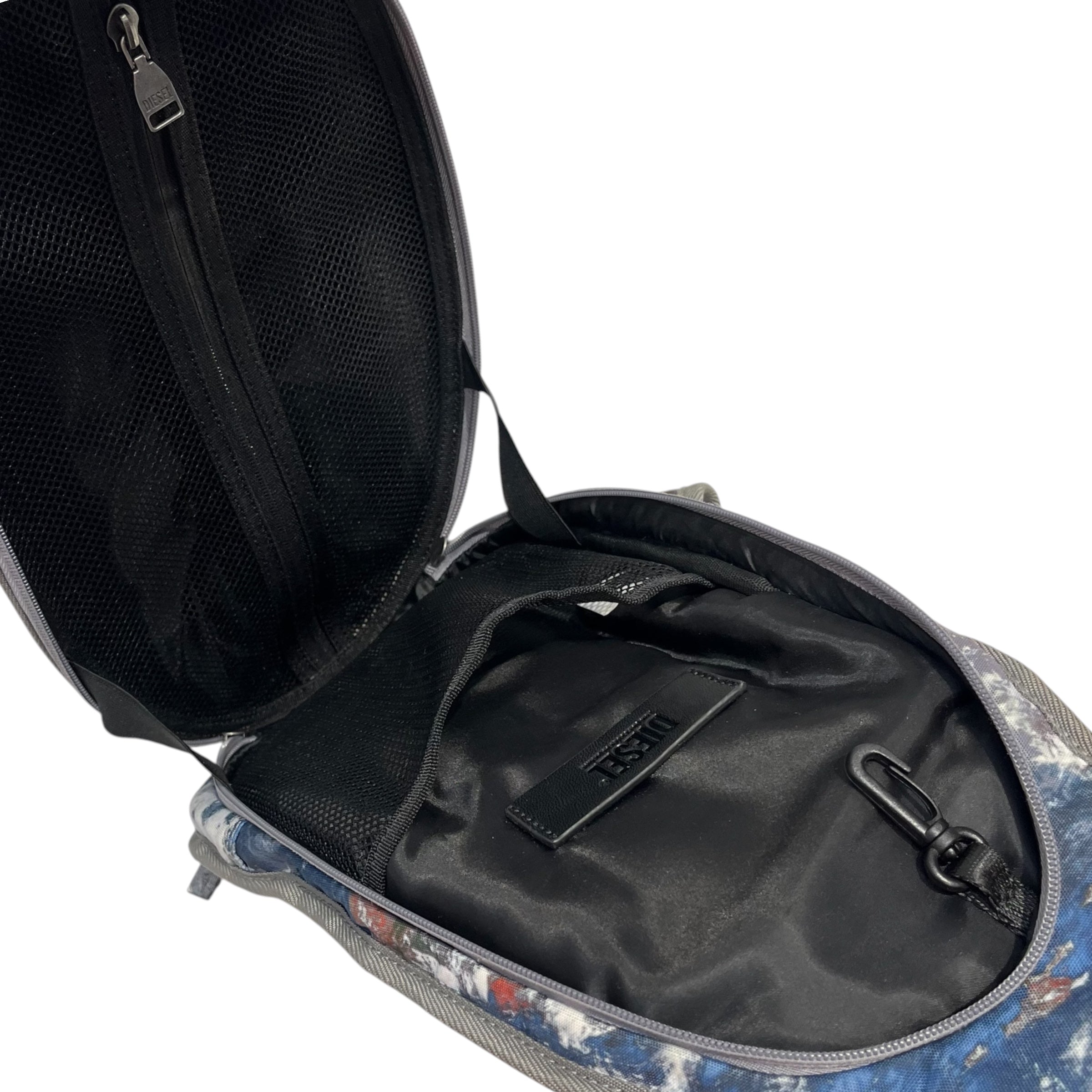DIESEL/Backpack/All Over Print/Polyester/BLU/TERRA SCAPE-HARDSHELL view 2