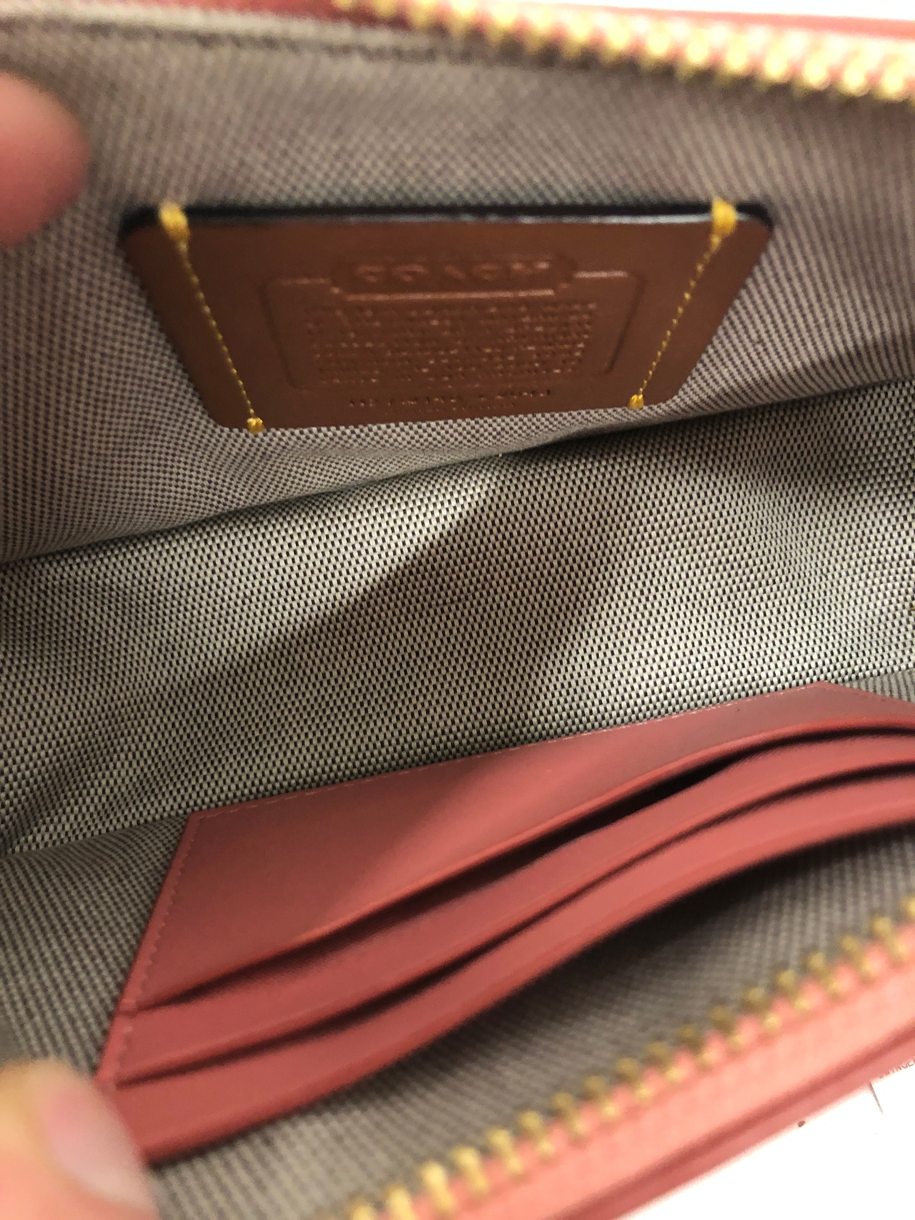 COACH/Hand Bag/Leather/PNK/SWINGER SHOULDER BAG view 4