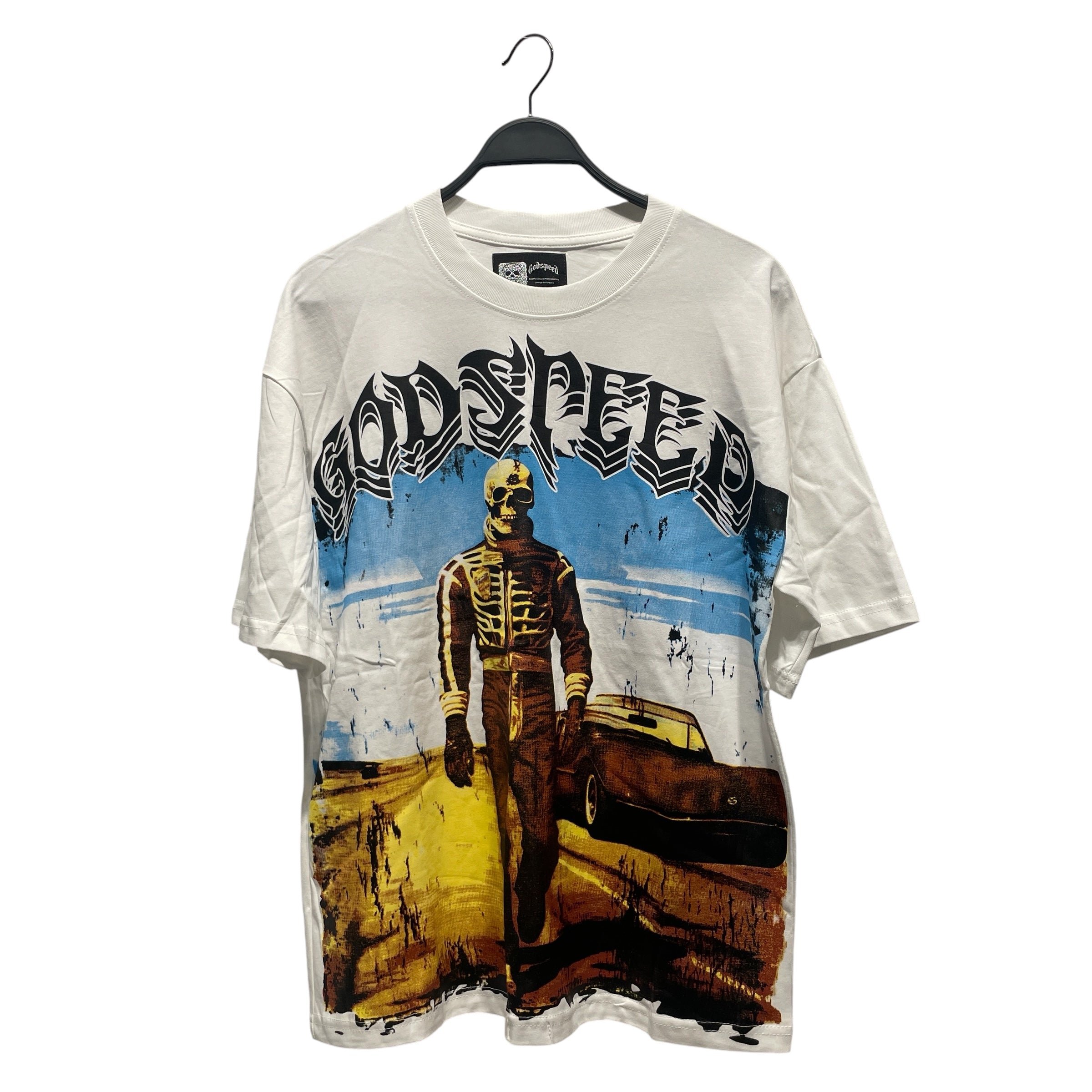 GODSPEED NEW YORK/T-Shirt/M/Cotton/YEL/SKELETON view 1