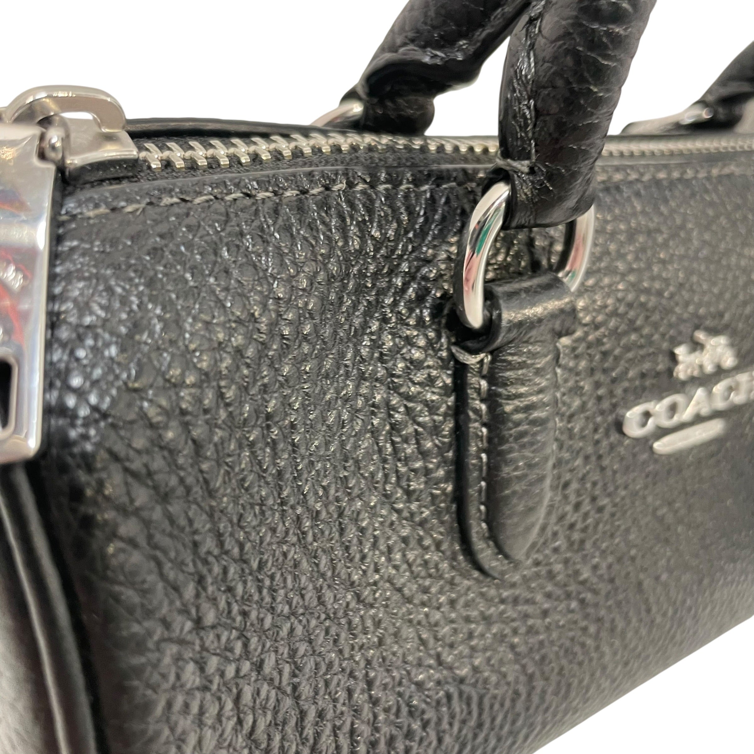 COACH/Hand Bag/Leather/BLK/Lacey CJ571 view 6