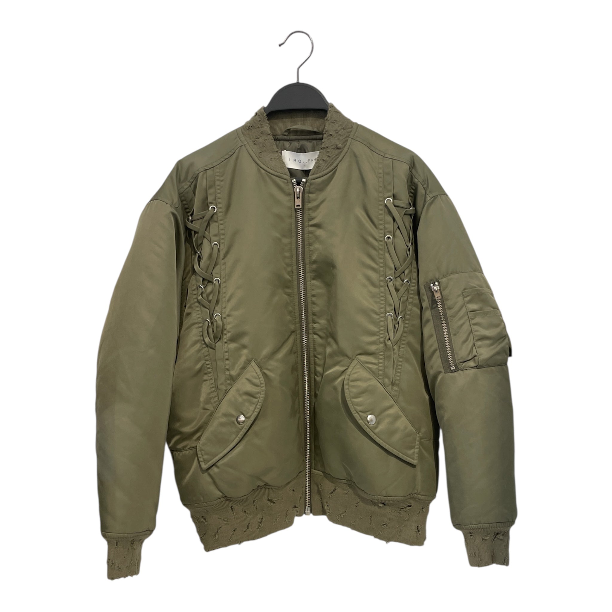 IRO/Military Jkt/M/Nylon/GRN/iro jeans braided bomber jacke view 2