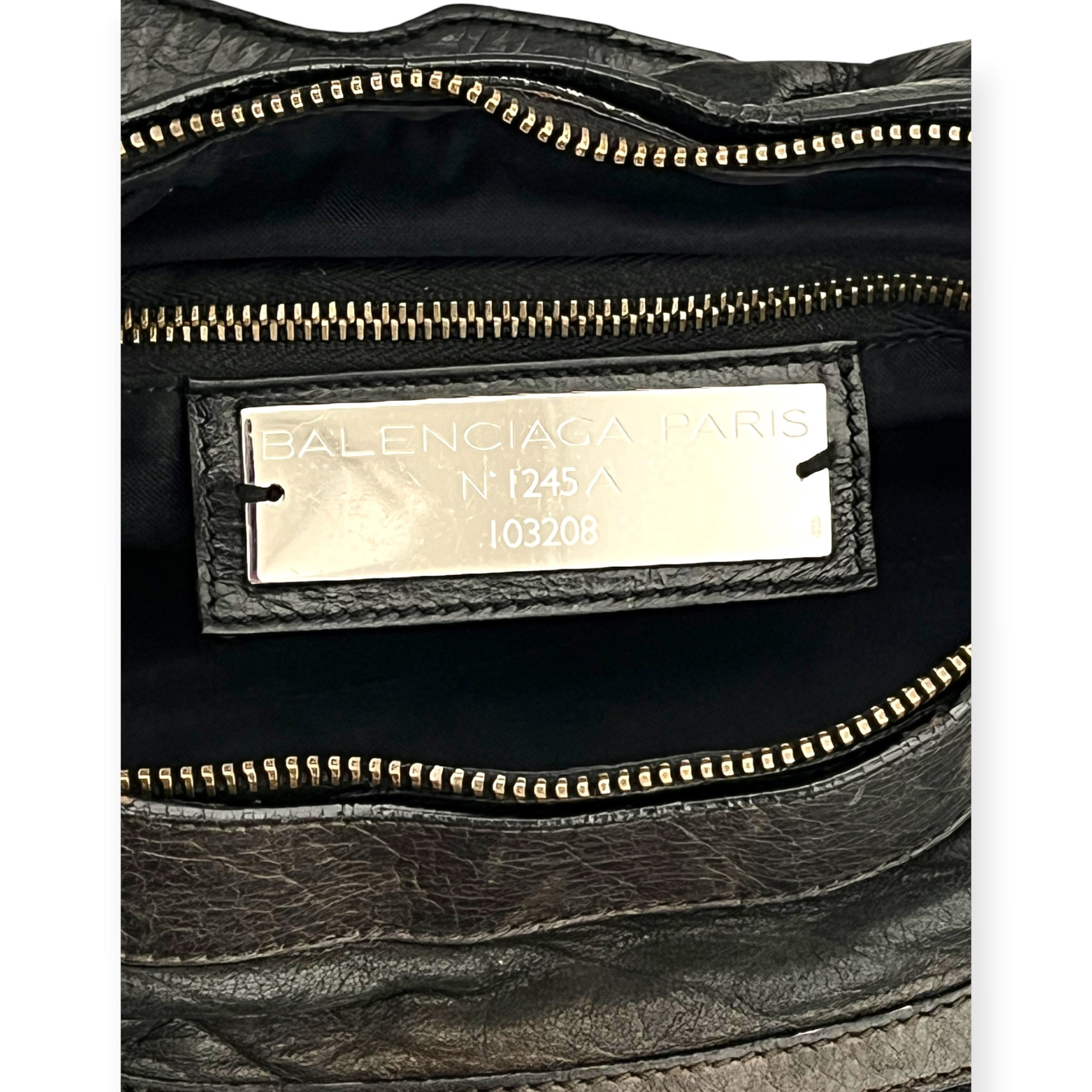 BALENCIAGA/Bag/Leather/BLK/LEATHER MOTORCROSS BAG view 12