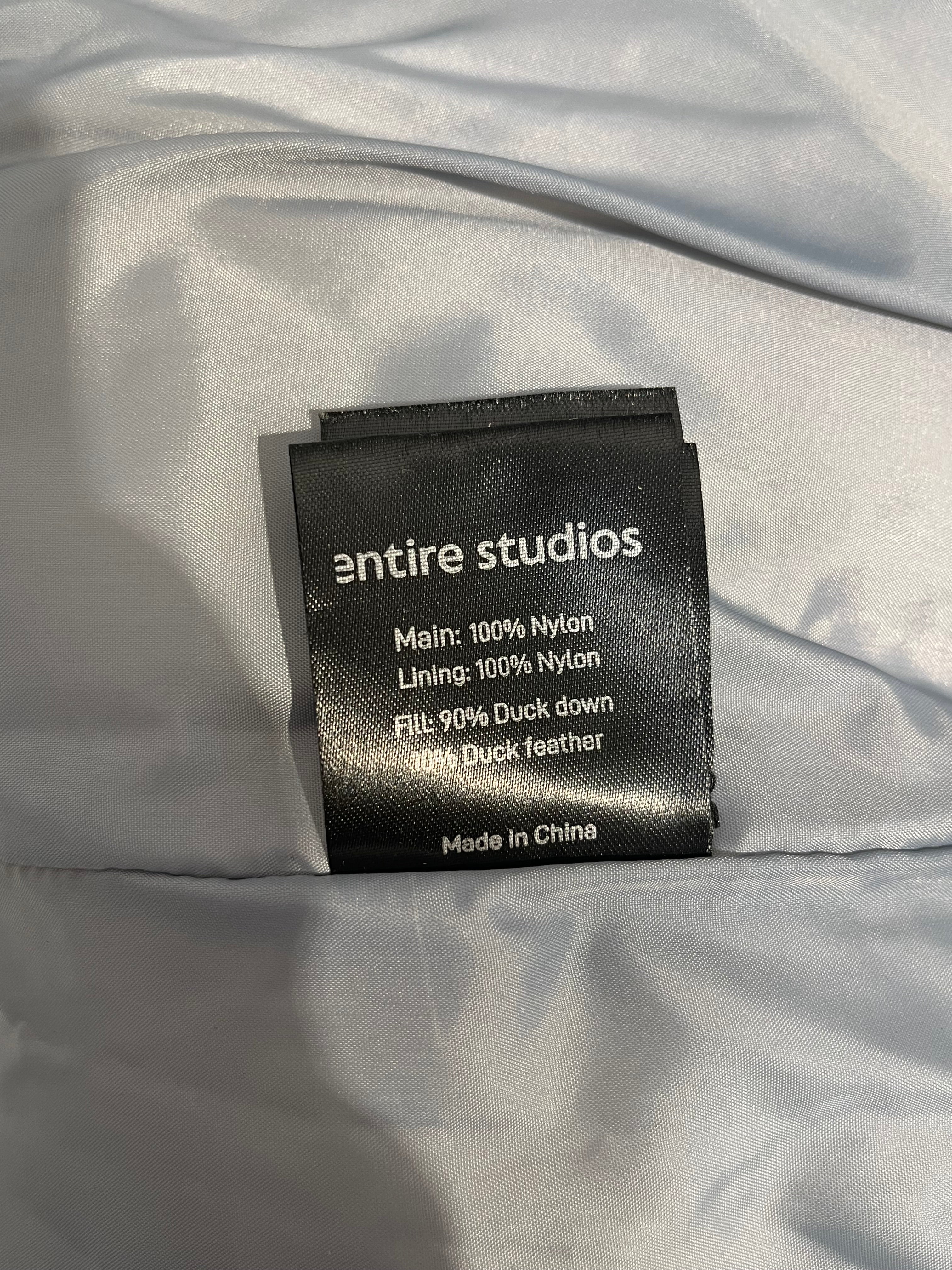 entire studios/Puffer Vest/L/Nylon/GRY/zip up velcro pocket view 6