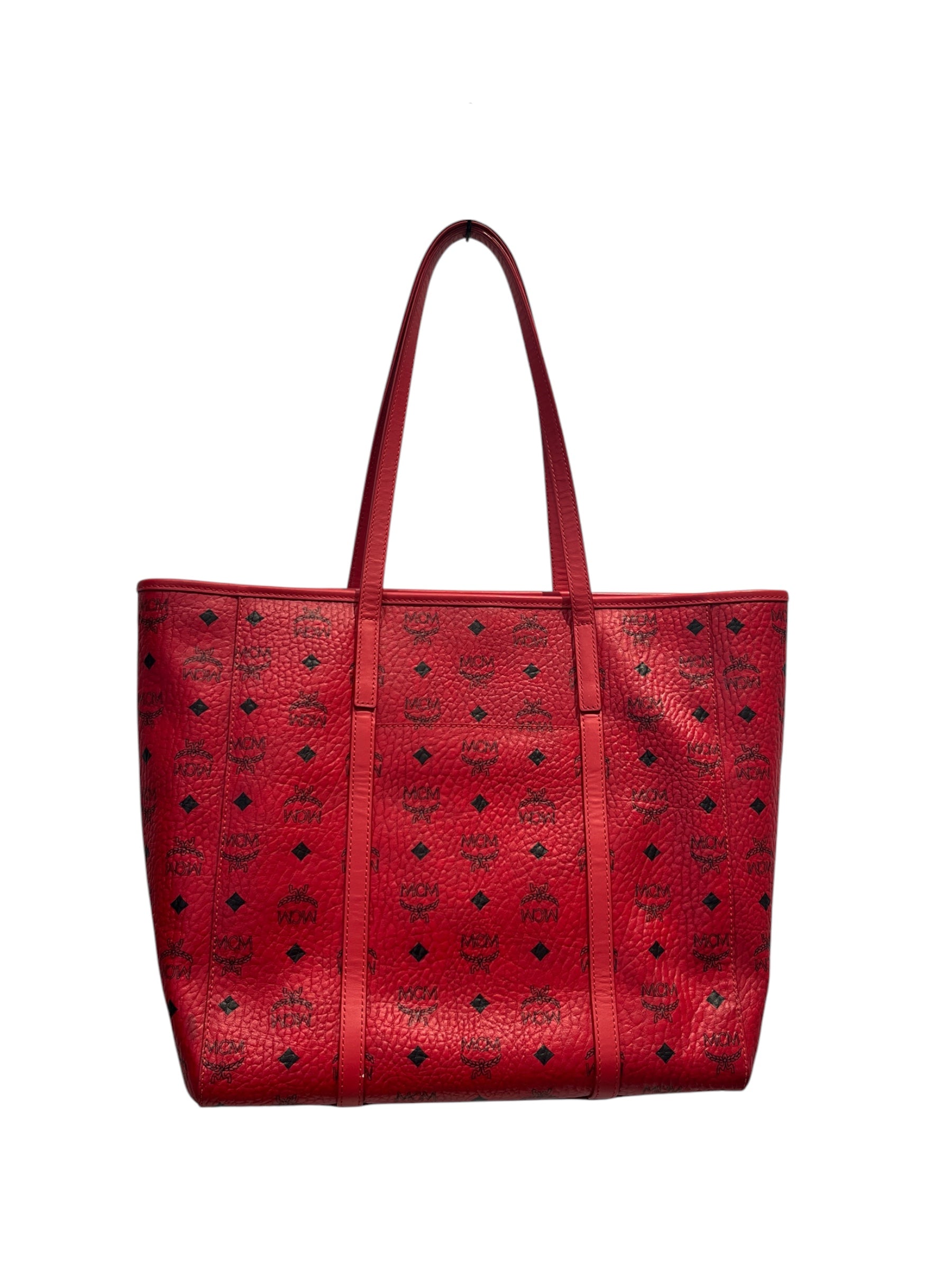 MCM/Tote Bag/Monogram/Leather/RED/5072H view 2
