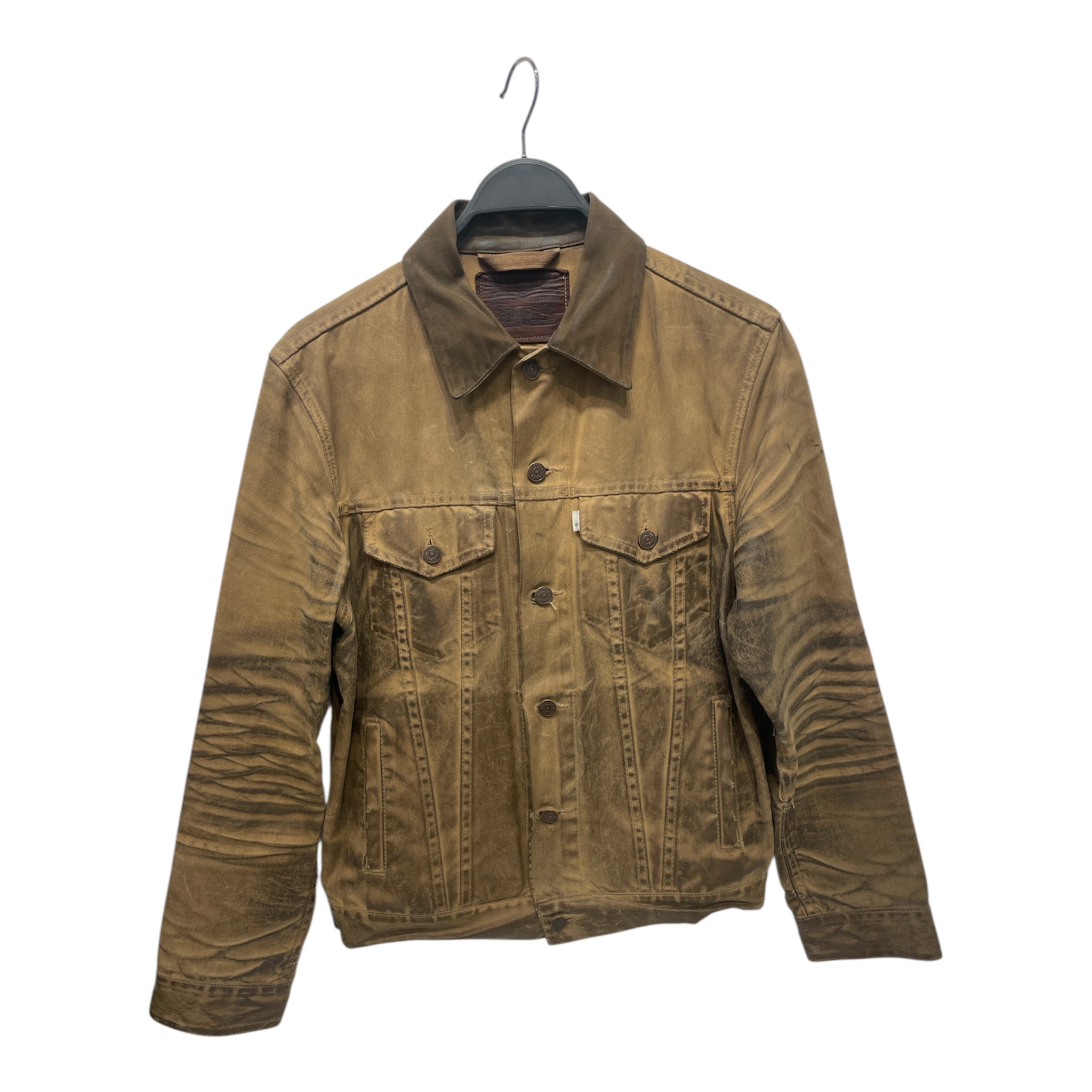 Levi's Vintage Clothing/Leather Jkt/M/Leather/BRW/TRUCKER JACKET view 1