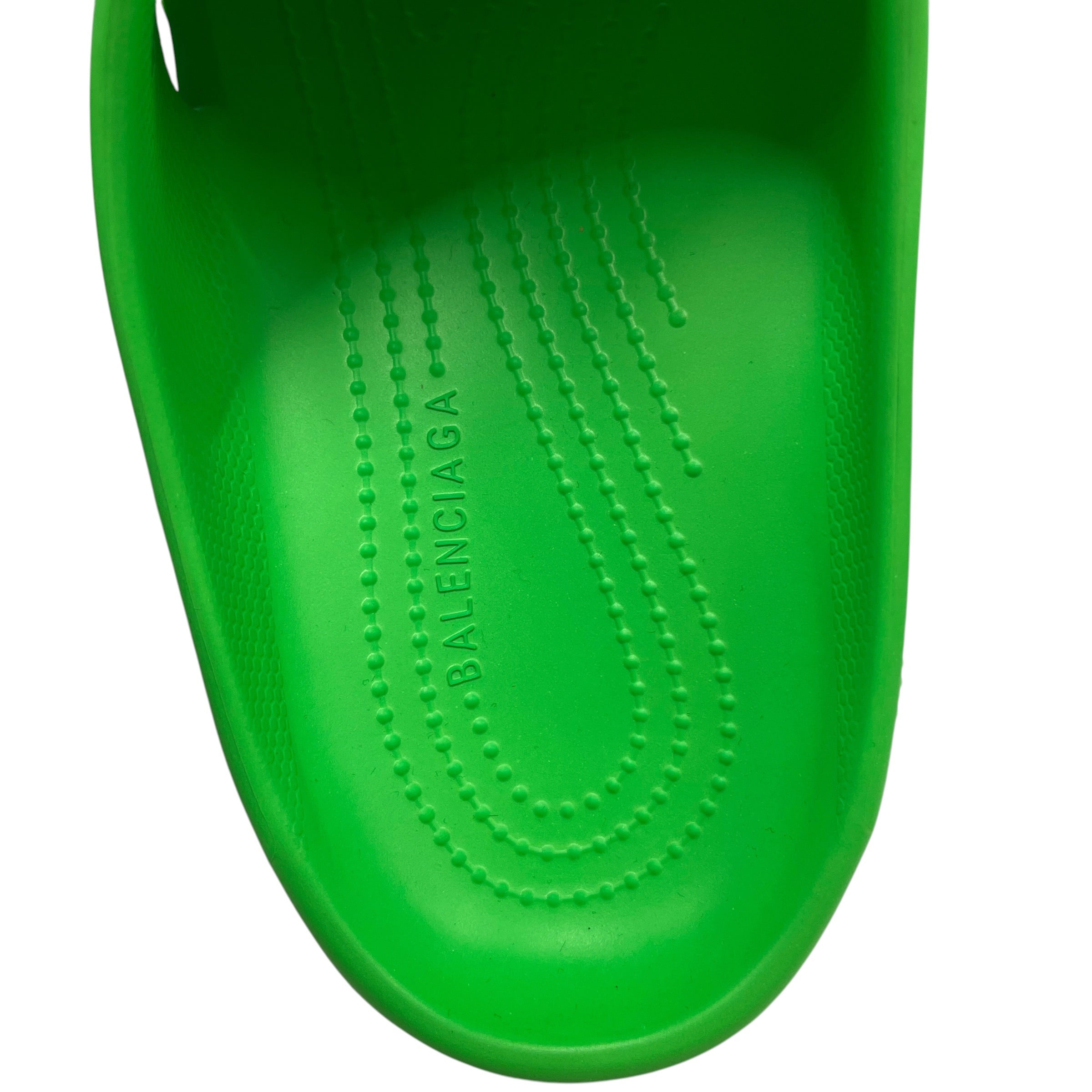 BALENCIAGA/Sandals/EU 44/GRN/Slip-on/POOL CROCS NEON view 3