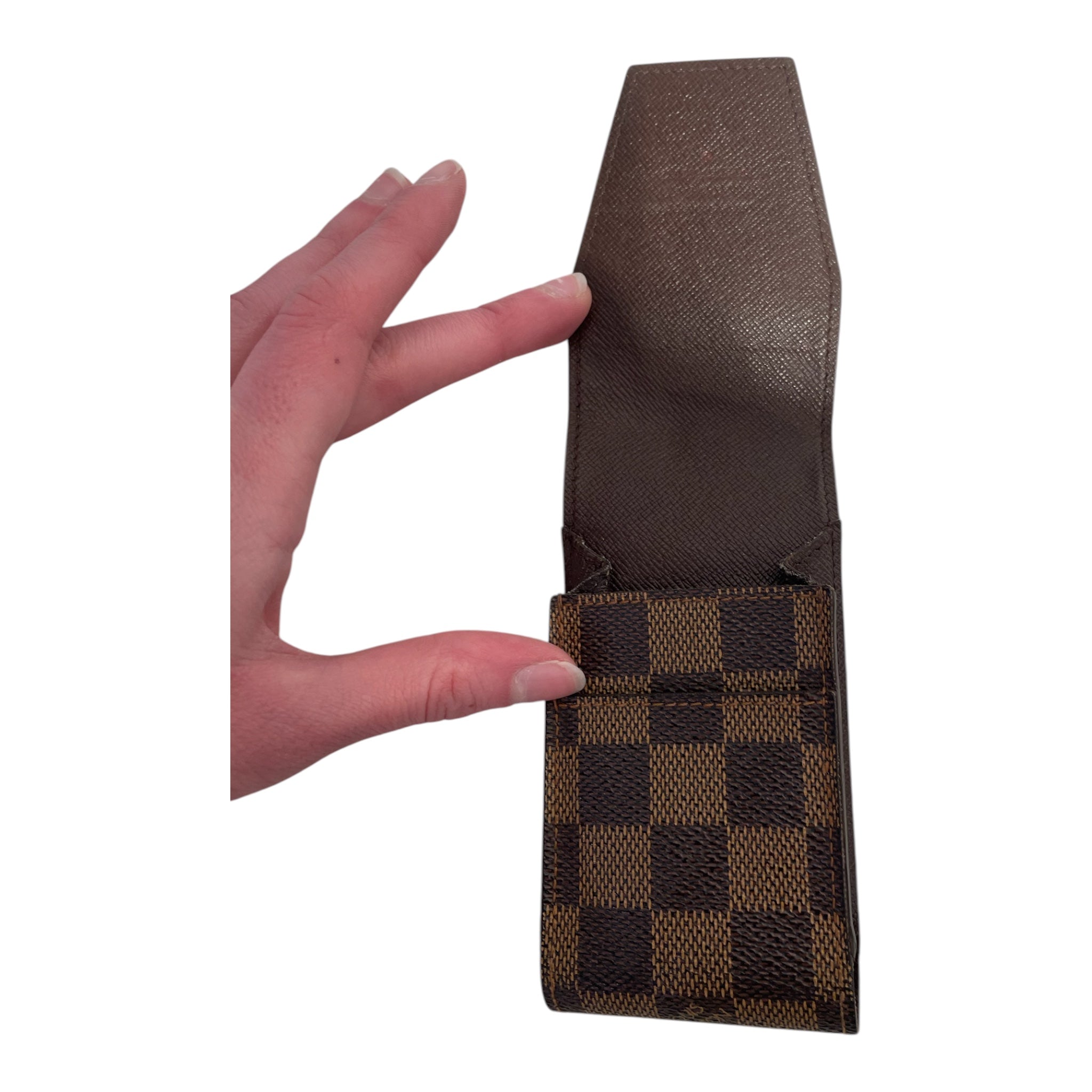 LOUIS VUITTON/Cigarette Case/Monogram/Leather/BRW/Damier Etui Cigarette Case view 3
