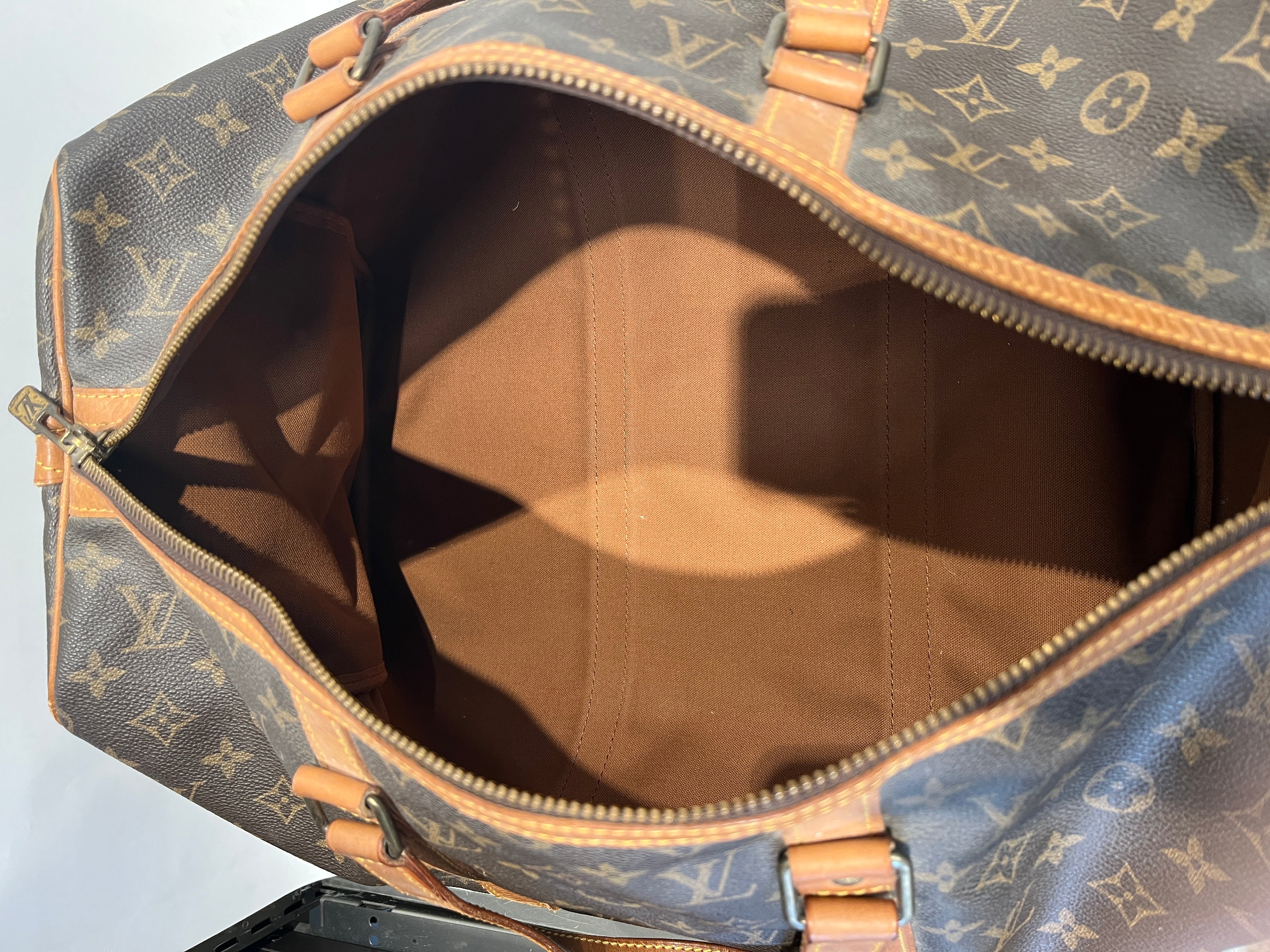 LOUIS VUITTON/Boston Bag/OS/Monogram/Leather/BRW/SAC SOUPLE view 4