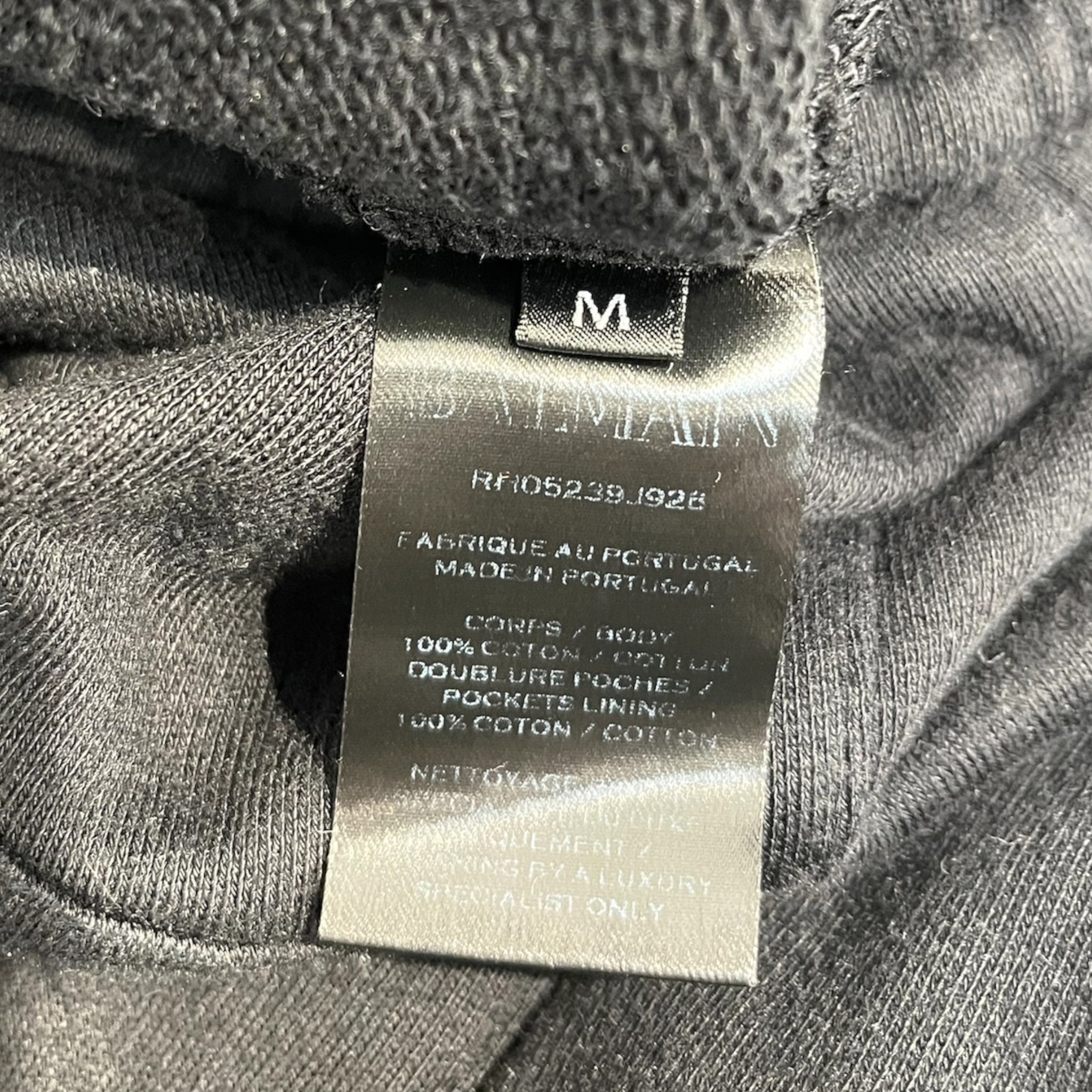 BALMAIN/Pants/L/Cotton/BLK/cargo pocket sweat view 4