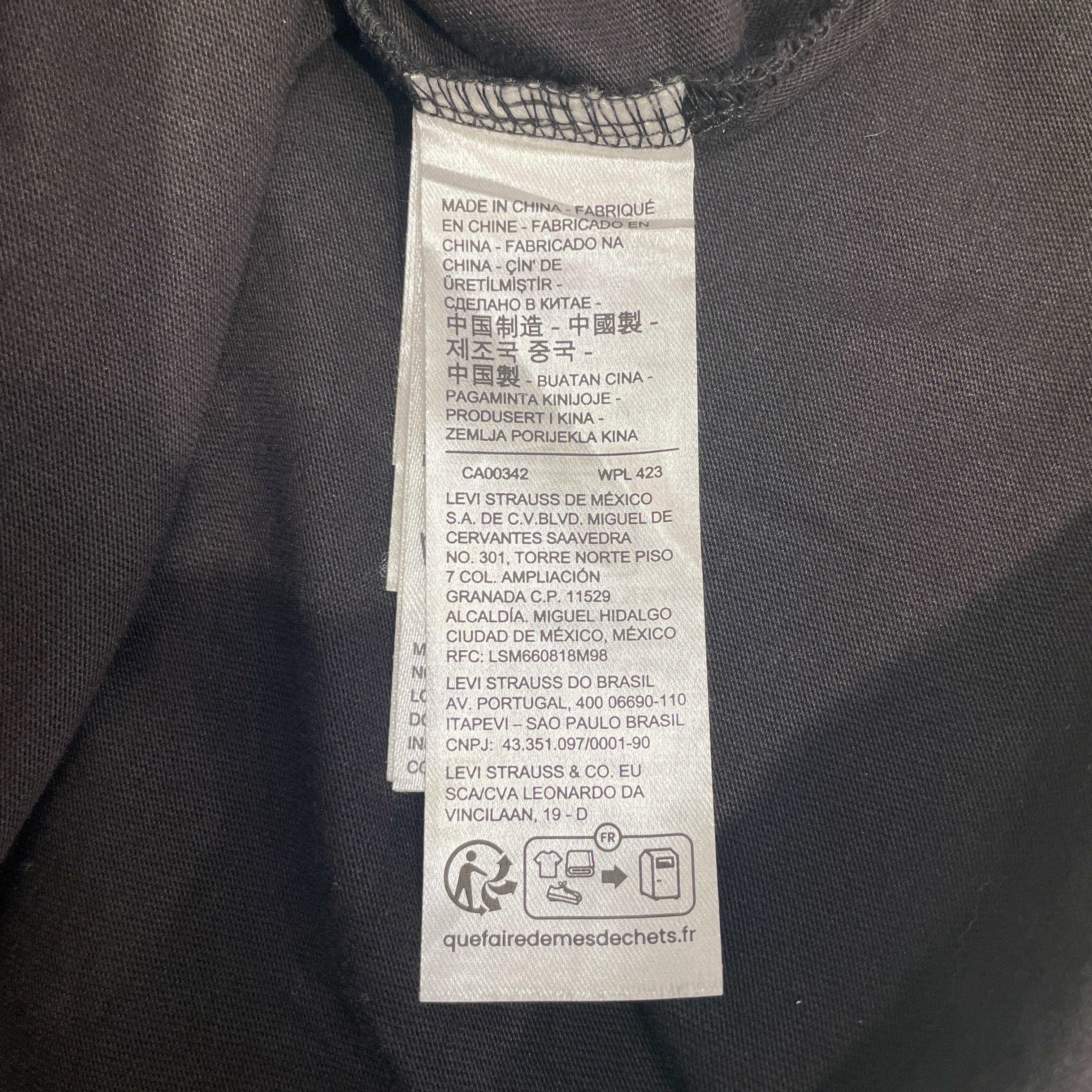UNDERCOVER/Levi's/T-Shirt/XL/Cotton/BLK/Graphic/LIGHT DARKNESS NAIL view 4