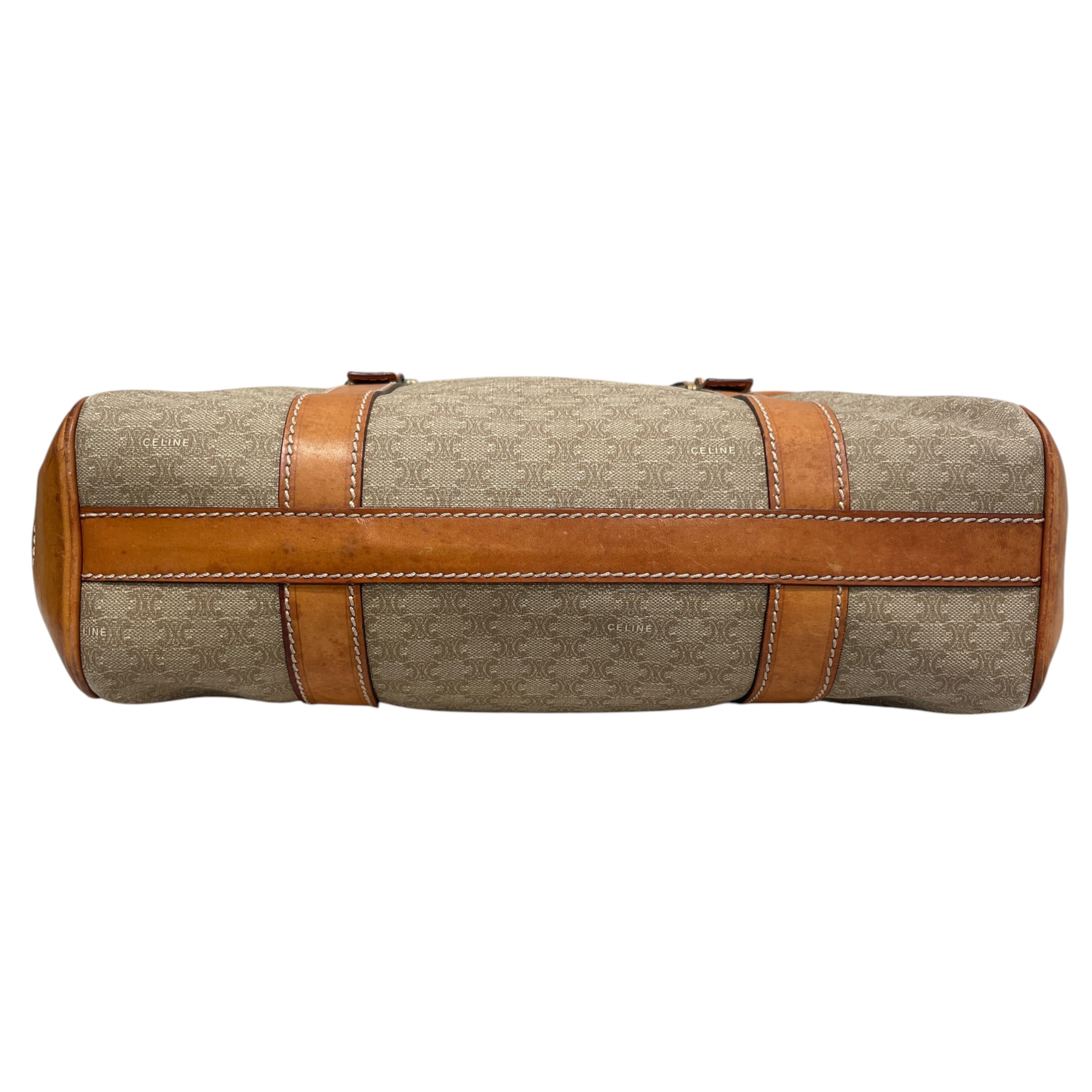 CELINE/Hand Bag/Monogram/Leather/BRW/Brown Hand Bag view 3