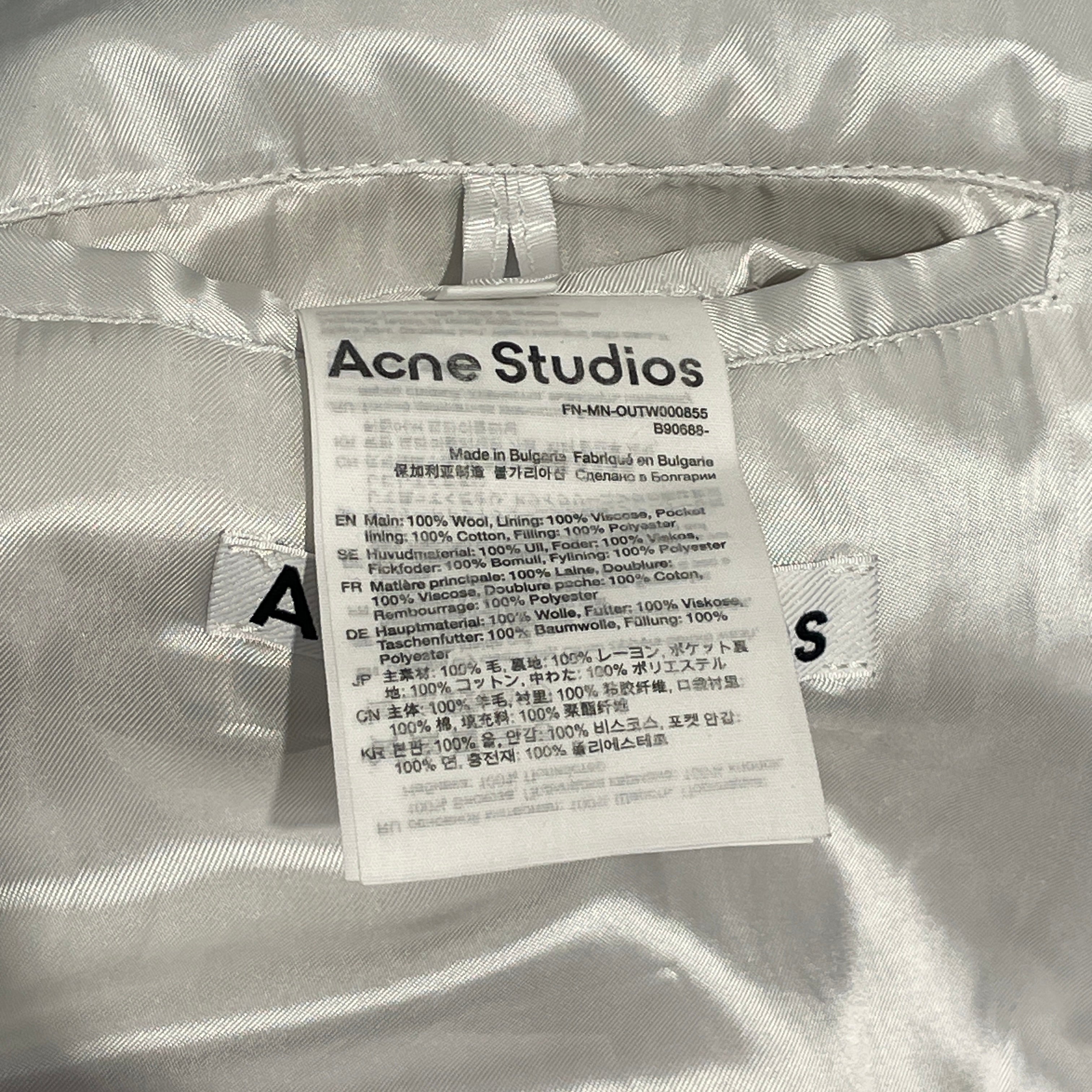 Acne Studios/Jacket/XL/Cotton/BLU/ACNE STUDIOS CYAN BOMBER view 3