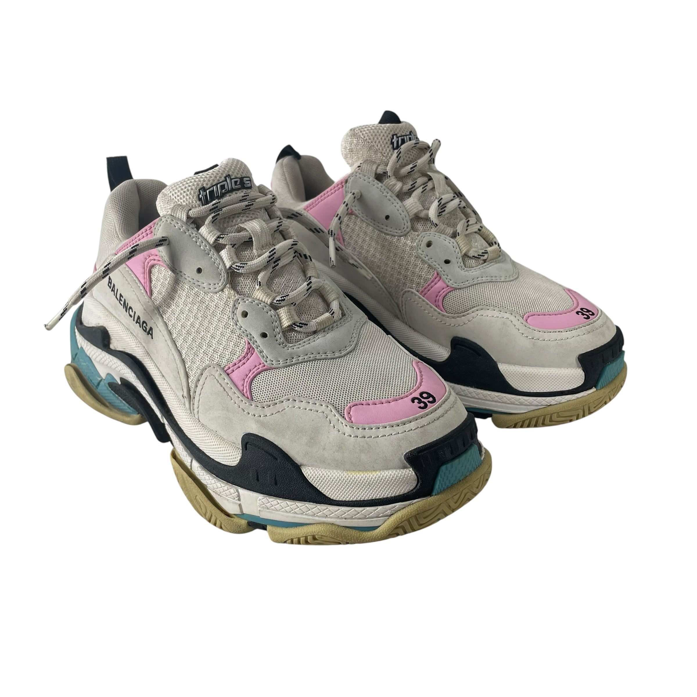 BALENCIAGA/Low-Sneakers/US 9/triple s view 1