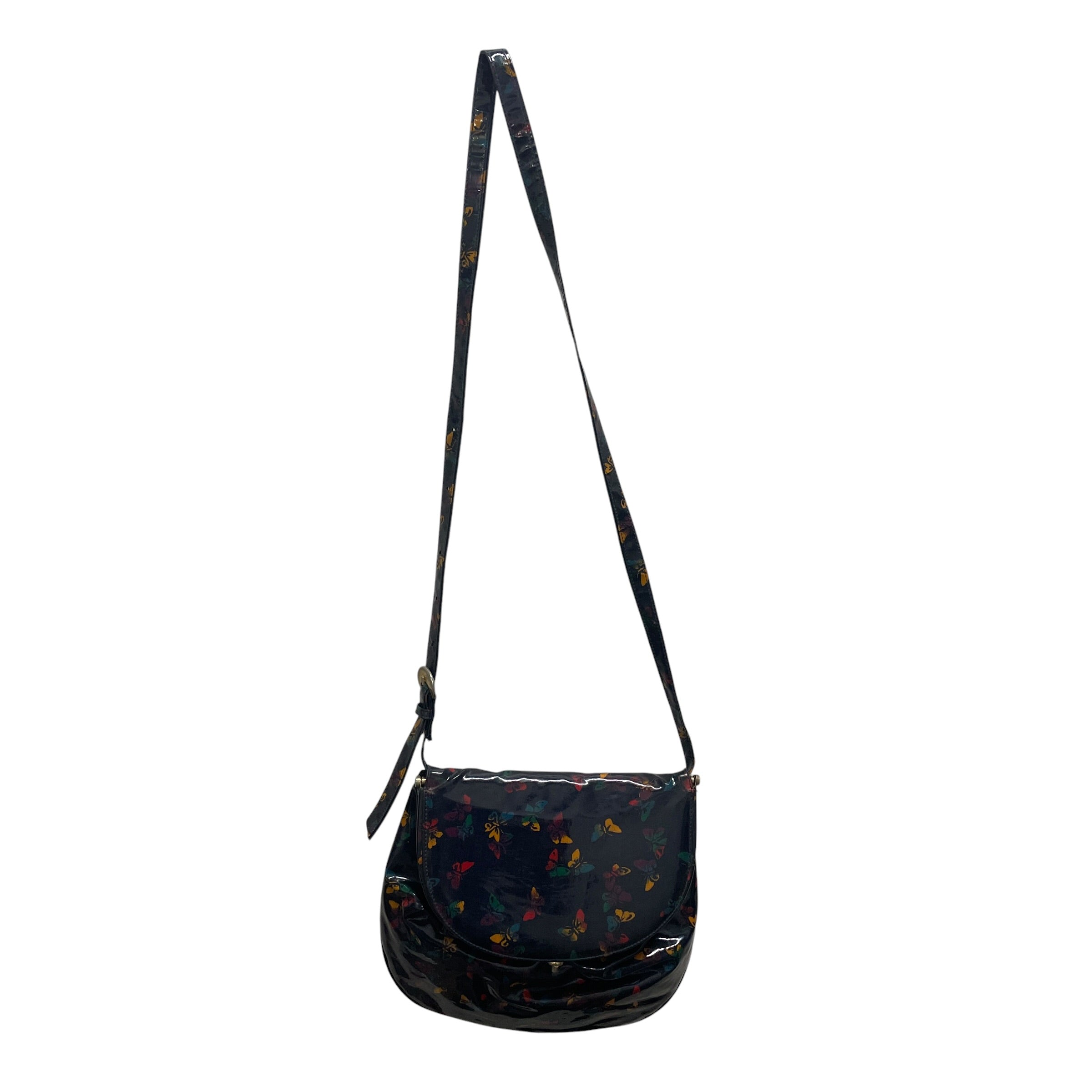 BOTTEGA VENETA/Cross Body Bag/All Over Print/NVY/BUTTERFLY view 1